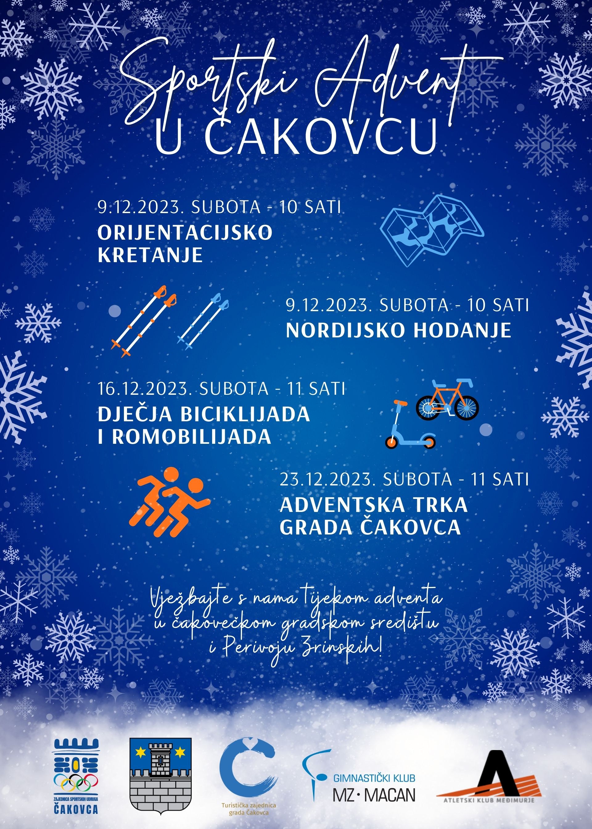 ČAKOVEC Od sutrašnjeg jutra u sportsko – rekreativnom duhu