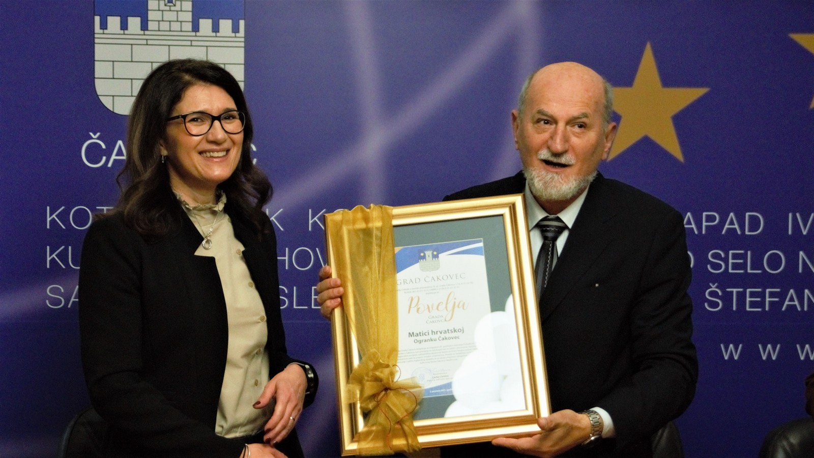 FOTO Matici hrvatskoj – Ogranak Čakovec gradonačelnica uručila Povelju Grada Čakovca
