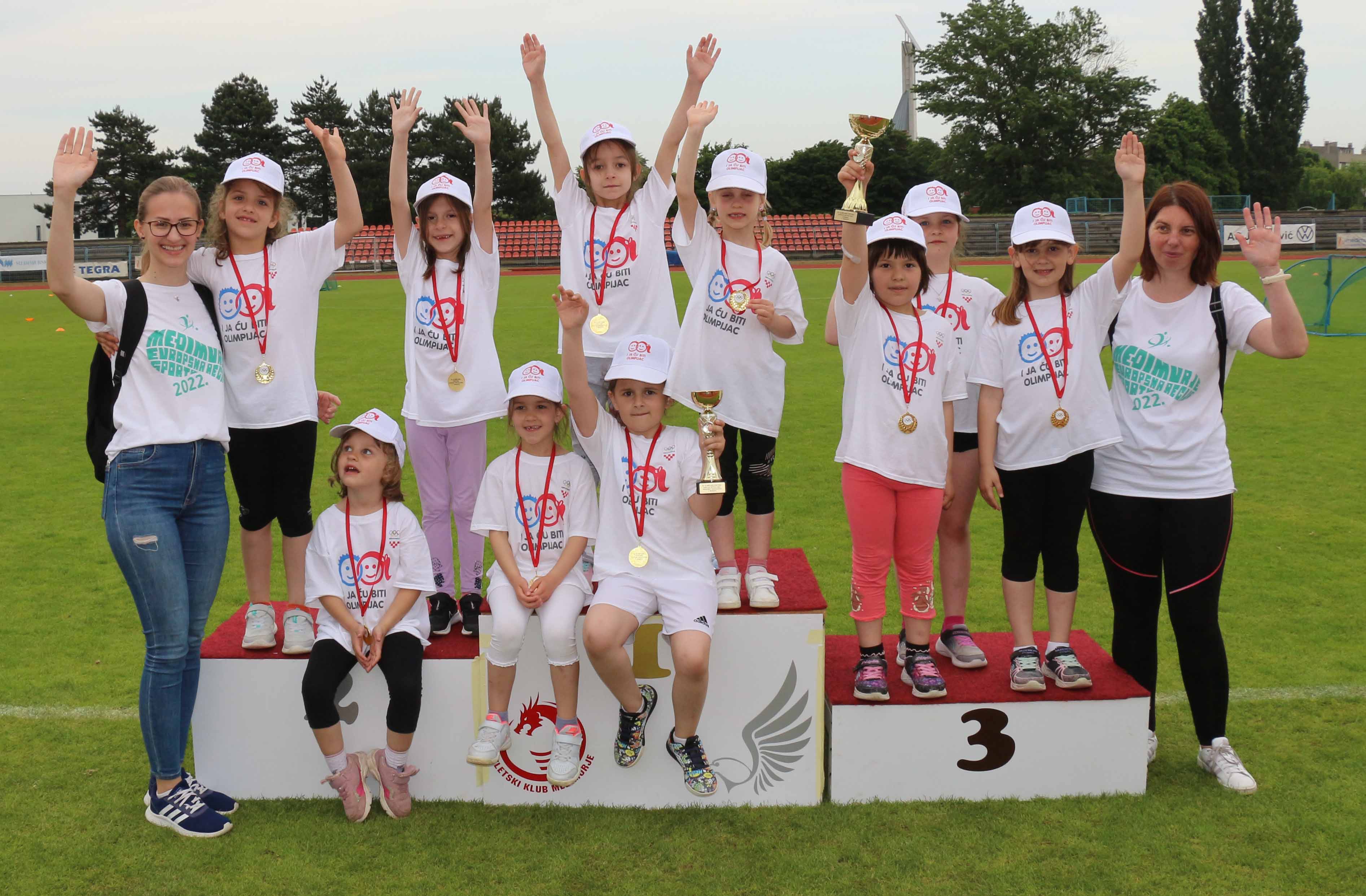 ONI SU NAJBOLJI U Čakovcu održan Olimpijski festival dječjih vrtića Međimurske županije