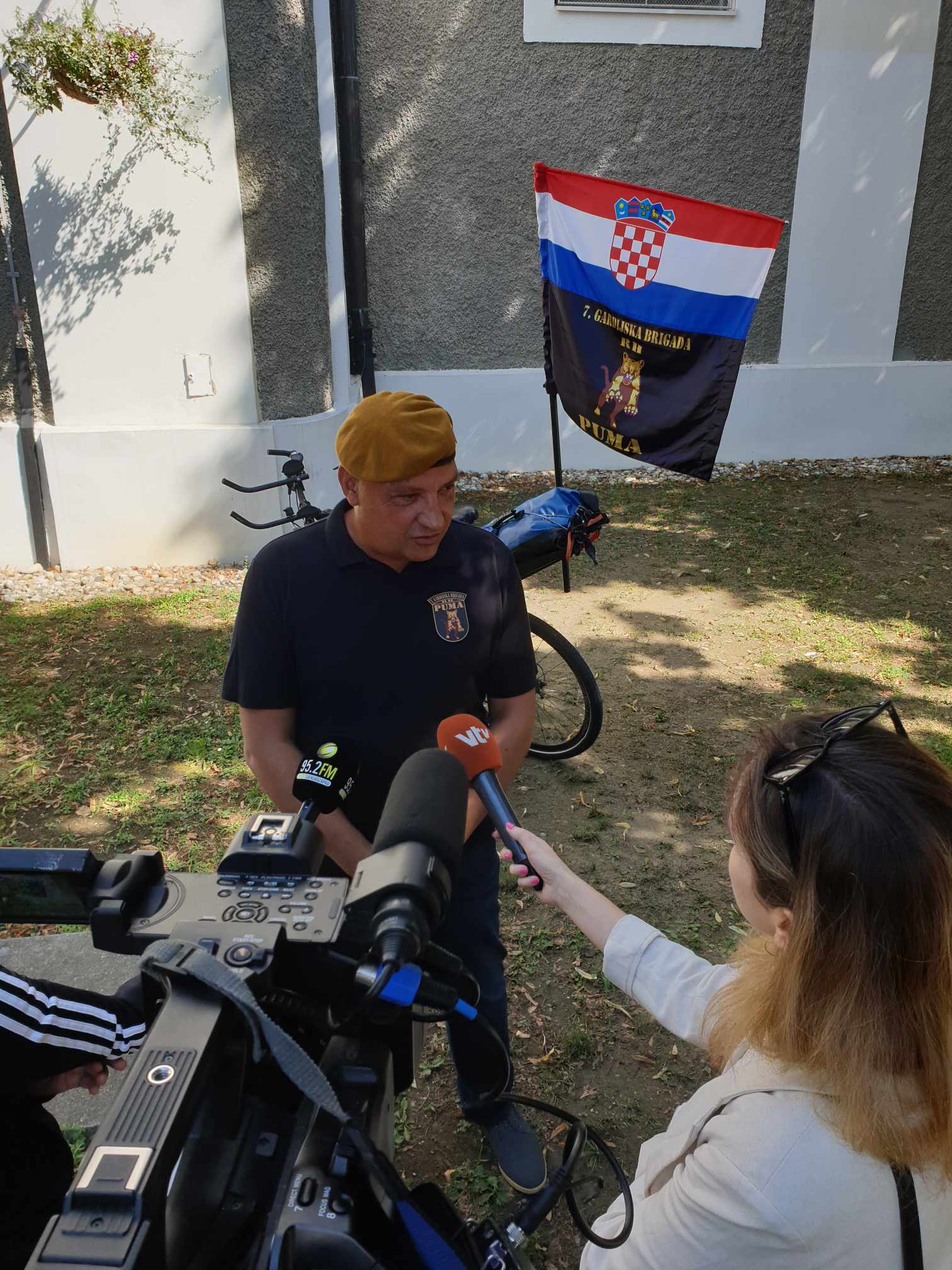 FOTO Ivica Nerer već treći put kreće biciklom iz Varaždina u Knin