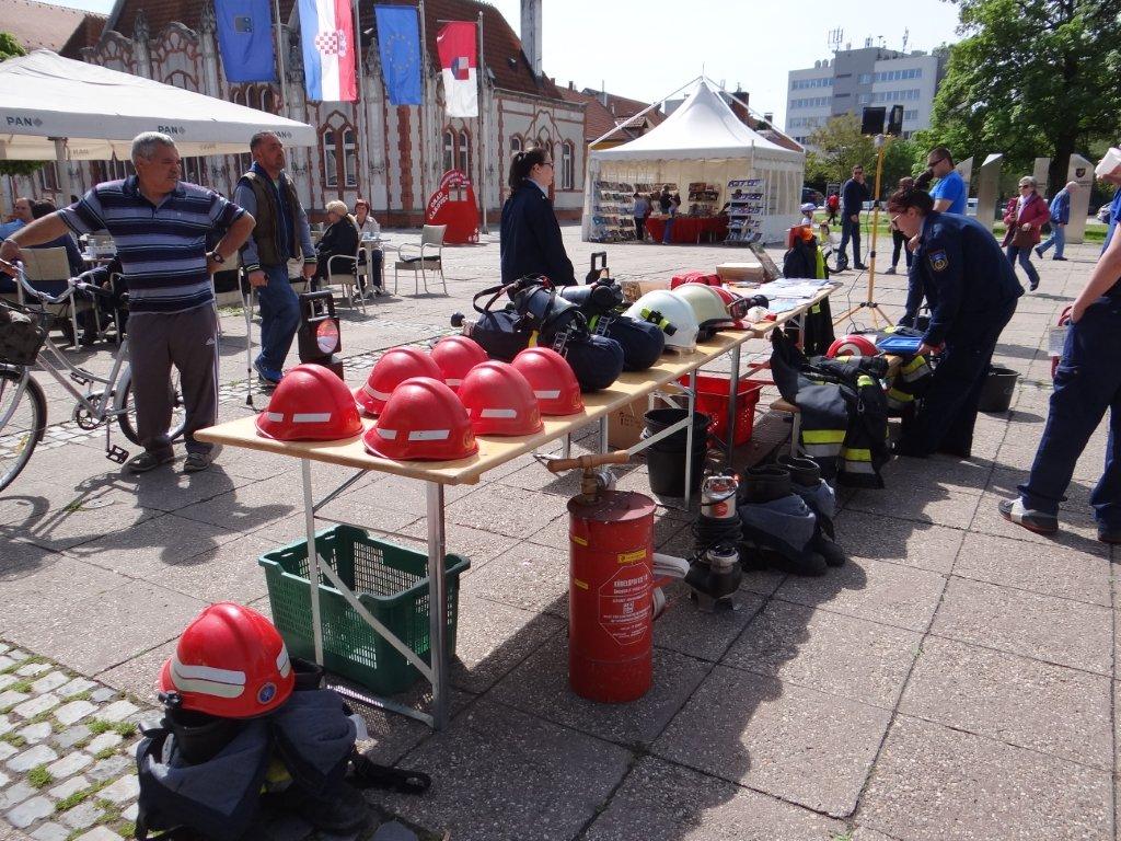 Vatrogasci na čakovečkom trgu