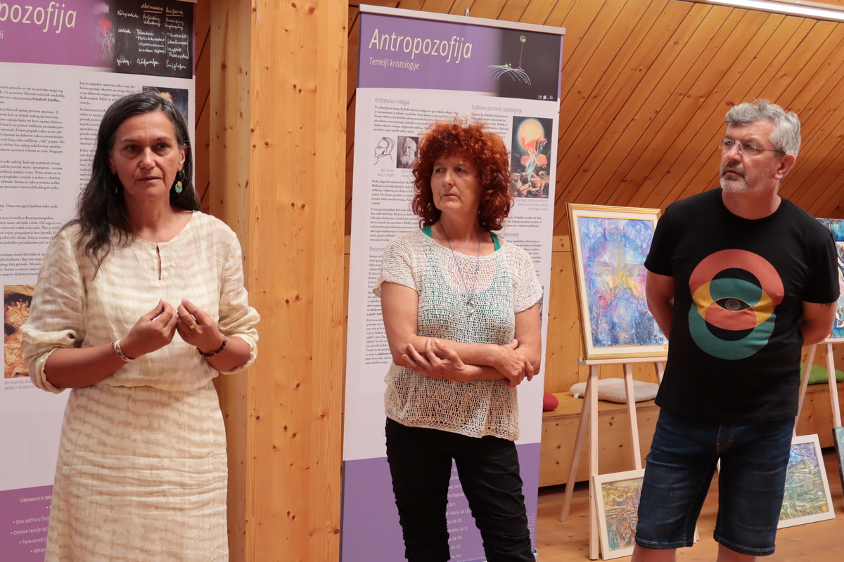 DONJI KRALJEVEC Otvorena izložba Nadice Gorupić, radove naslikala po Steinerovoj metodi