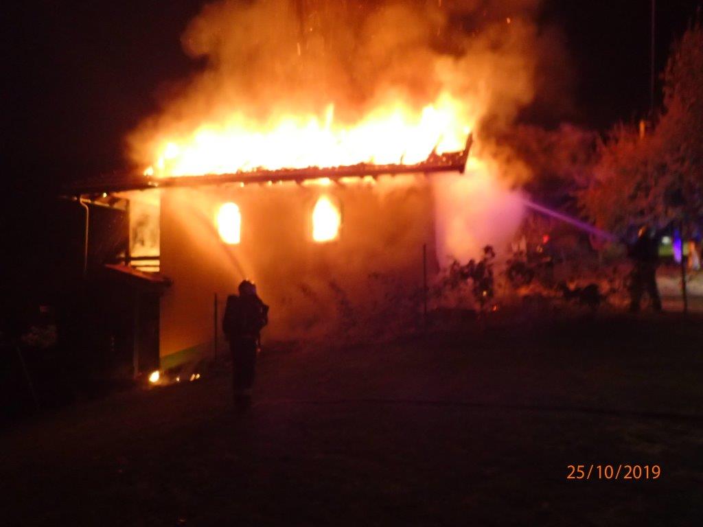 Požar na vikendici u Lopatincu