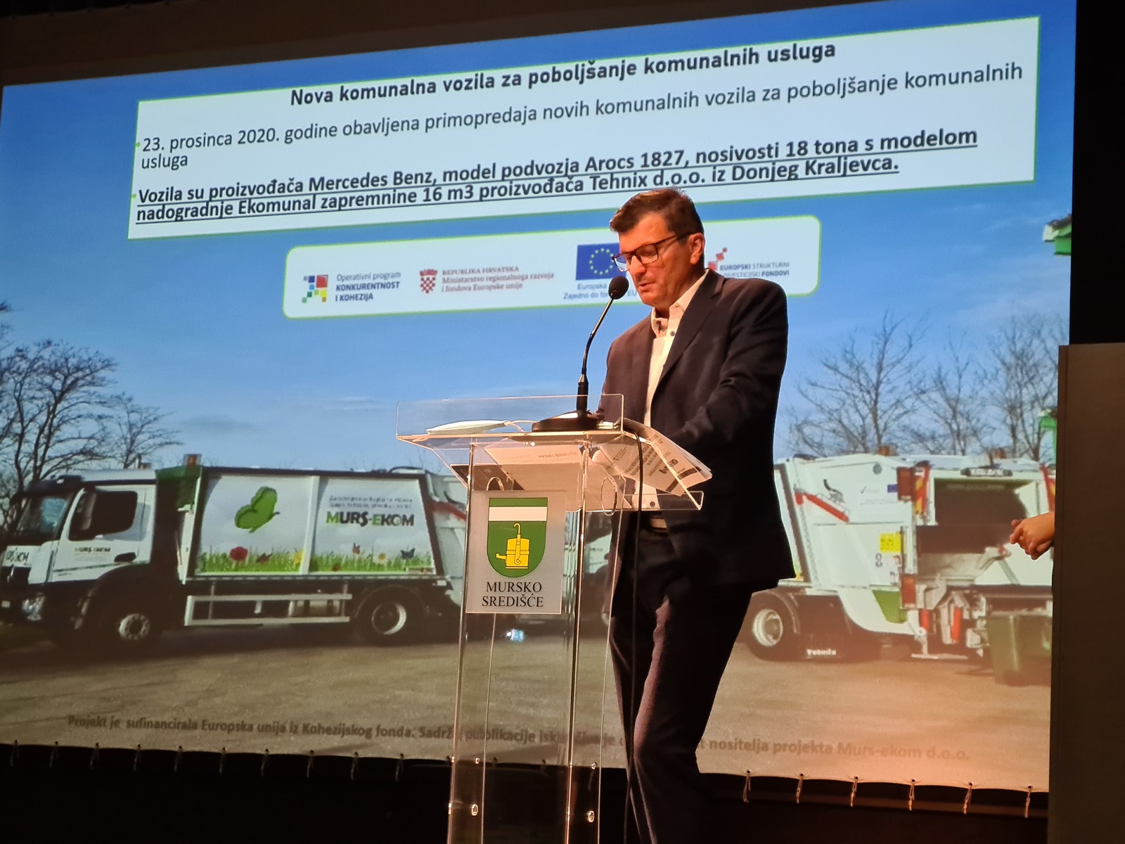 FOTO Završna konferencija projekta ‘Nabava 2 komunalna vozila za odvojeno sakupljanje otpada za MURS-EKOM d.o.o.’