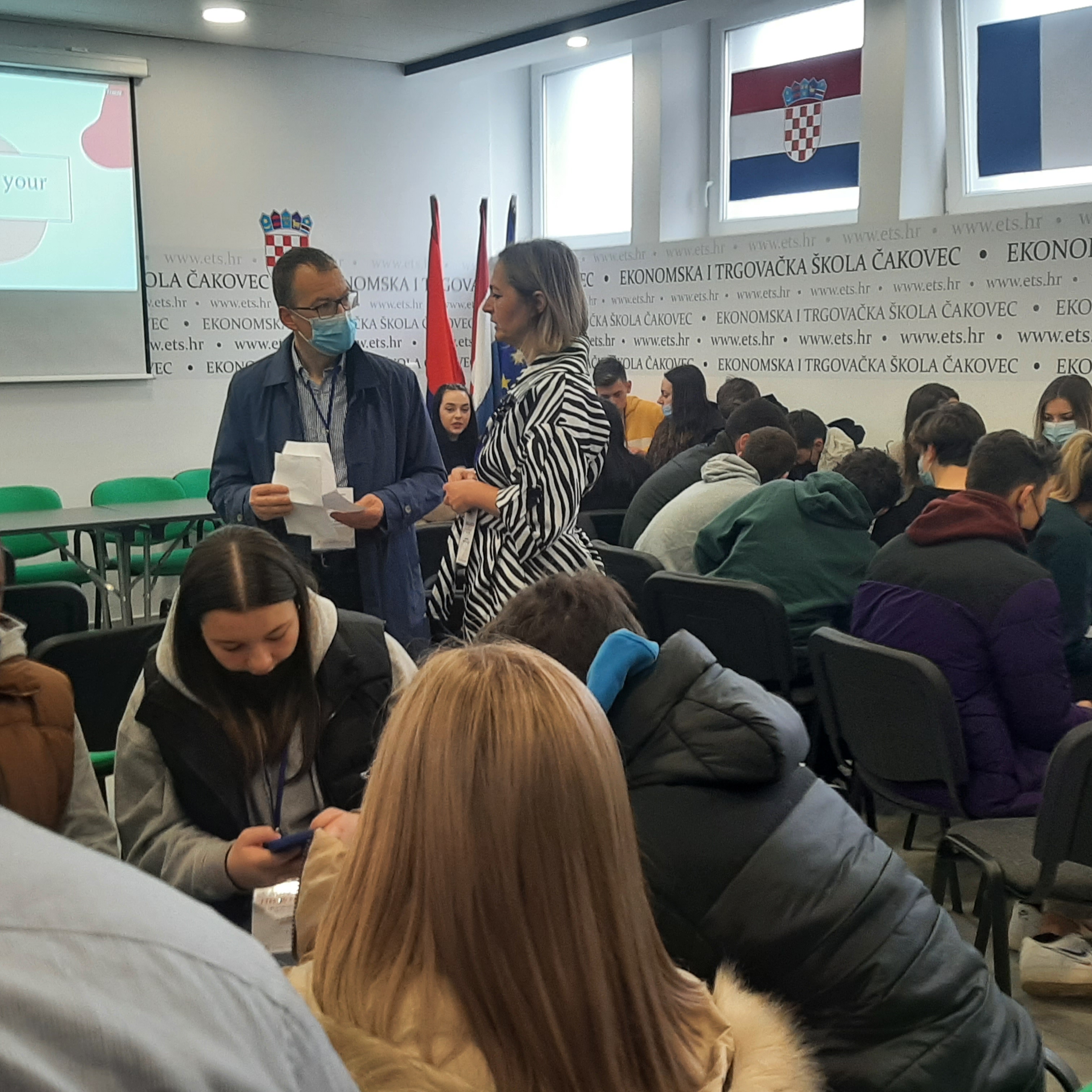 Učenicima ETŠ Čakovec u goste stigli učenici iz Francuske