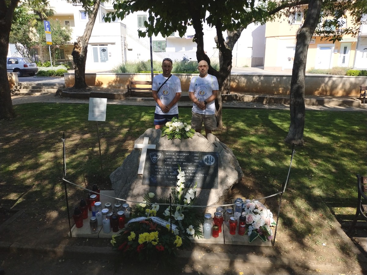 Siniša i Ivan, vatrogasci DVD-a Žiškovec, biciklirali 320 kilometara u čast kornatskih žrtava