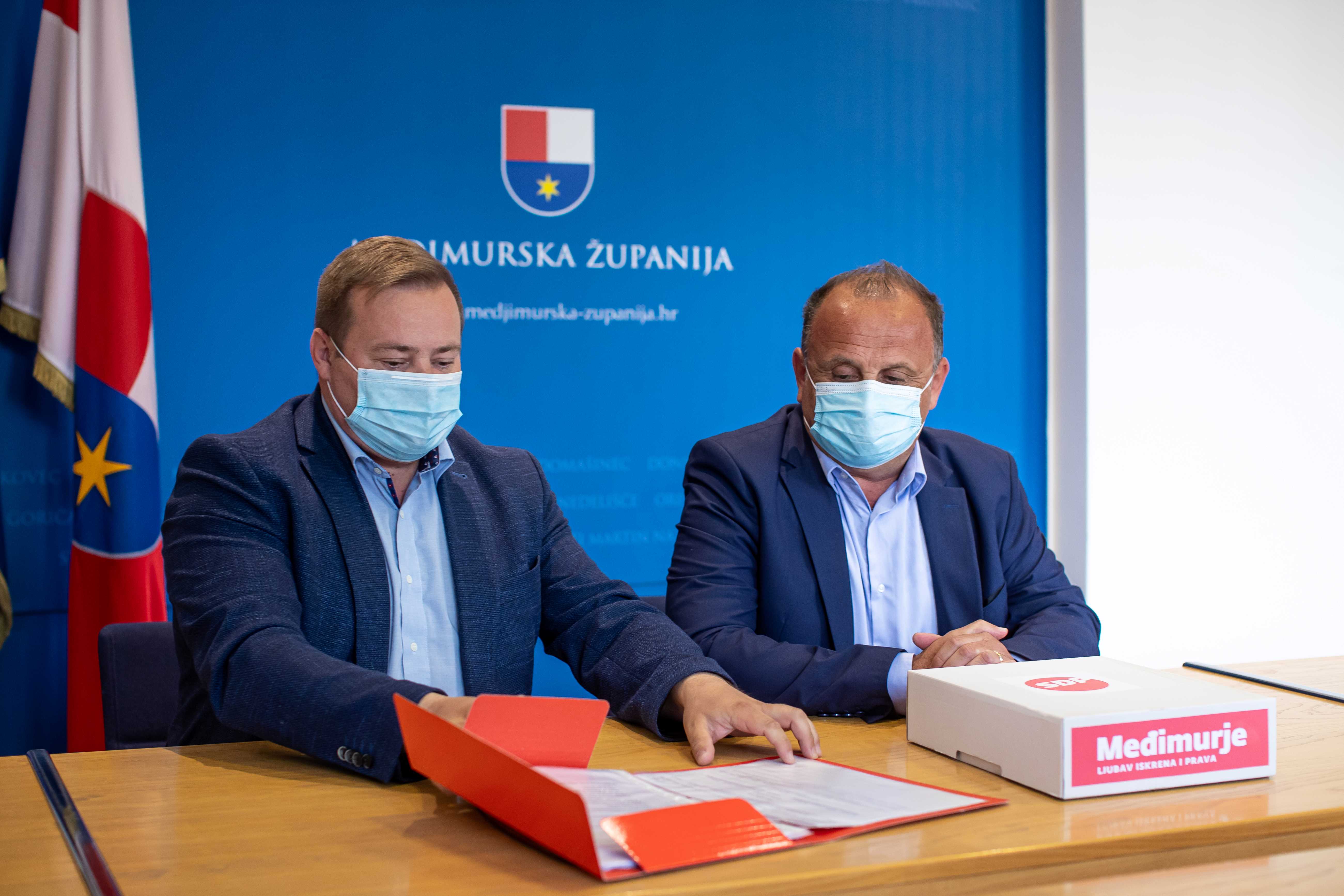 Mario Medved predao potpise kandidature za župana Međimurske županije