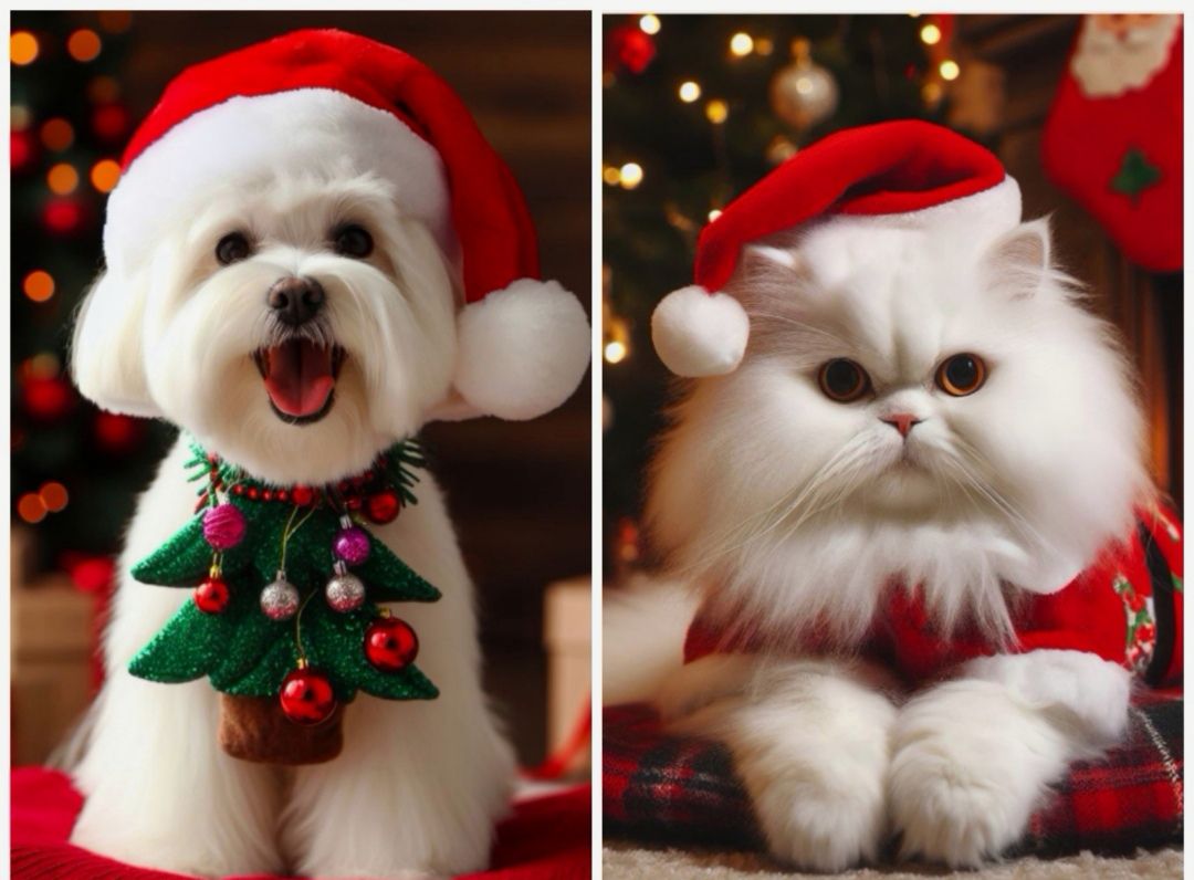 božić ljubimci pas mačka (38)