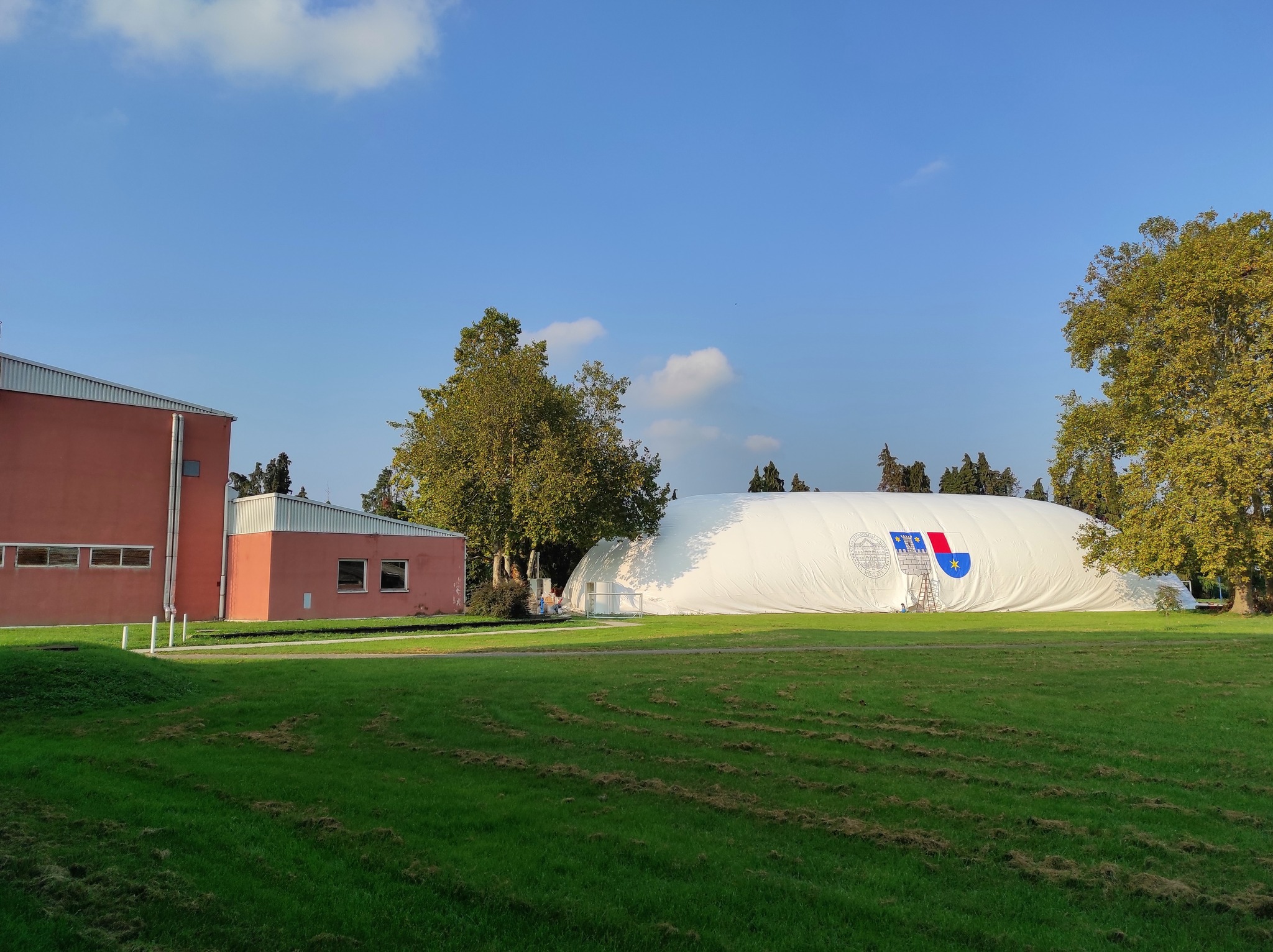 Nova čakovečka sportska dvorana prvi put se okupala u jesenskom suncu