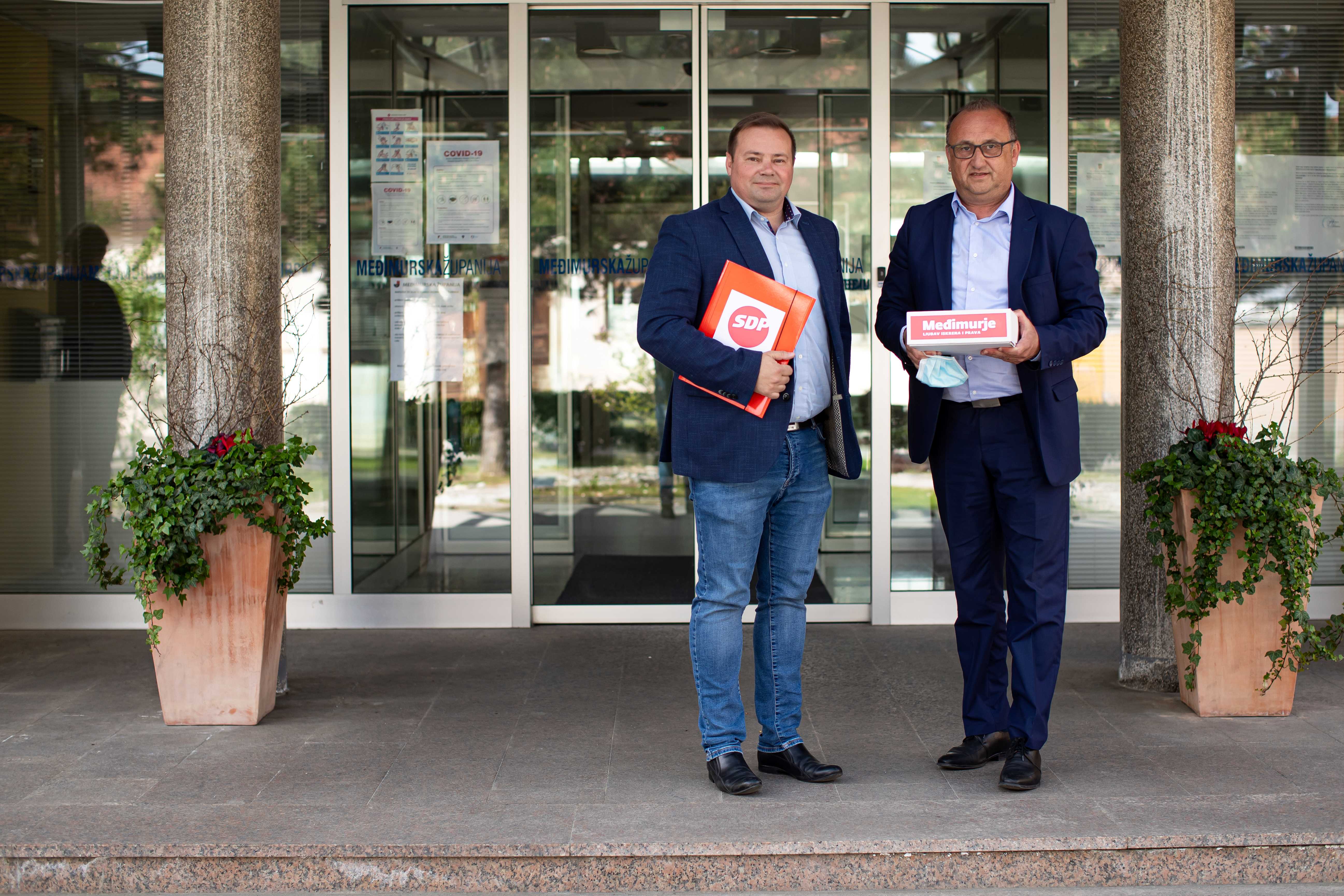 Mario Medved predao potpise kandidature za župana Međimurske županije