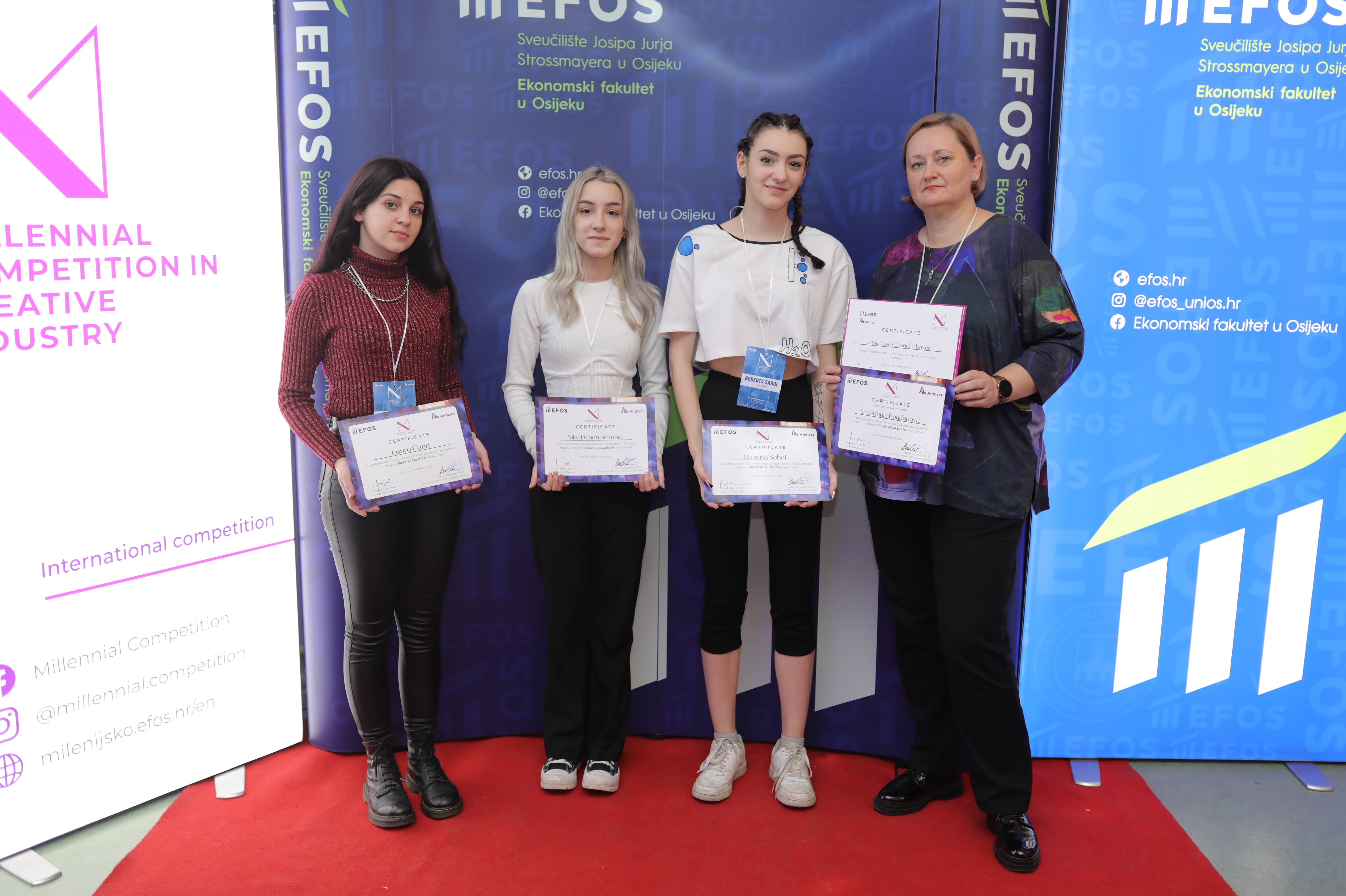 Učenici Gospodarske škole treći na četvrtom Milenijskom natjecanju!