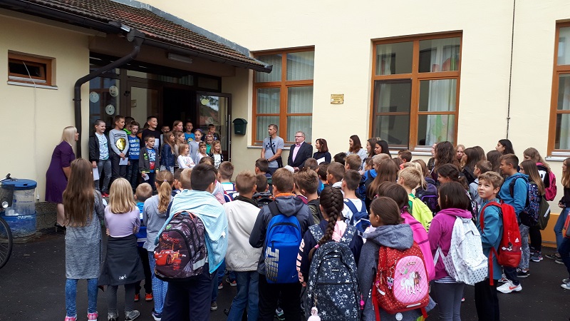 Prvašići Osnovne škole Prelog i Draškovec dočekani prigodnim programom