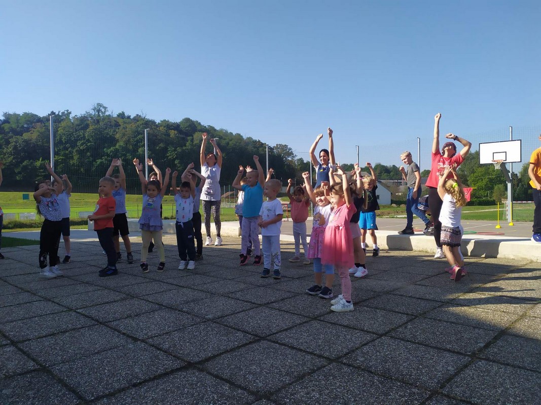 SPORT I DRUŽENJE Mališani iz vrtića ‘Maslačak’ uključili su se u obilježavanje Europskog tjedna sporta