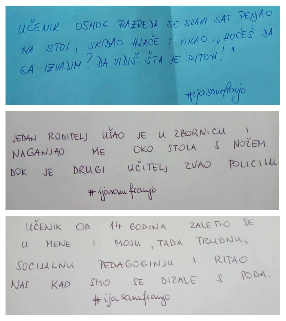 Profesori dijele negativna iskustva koja su doživjeli s nasilnim učenicima