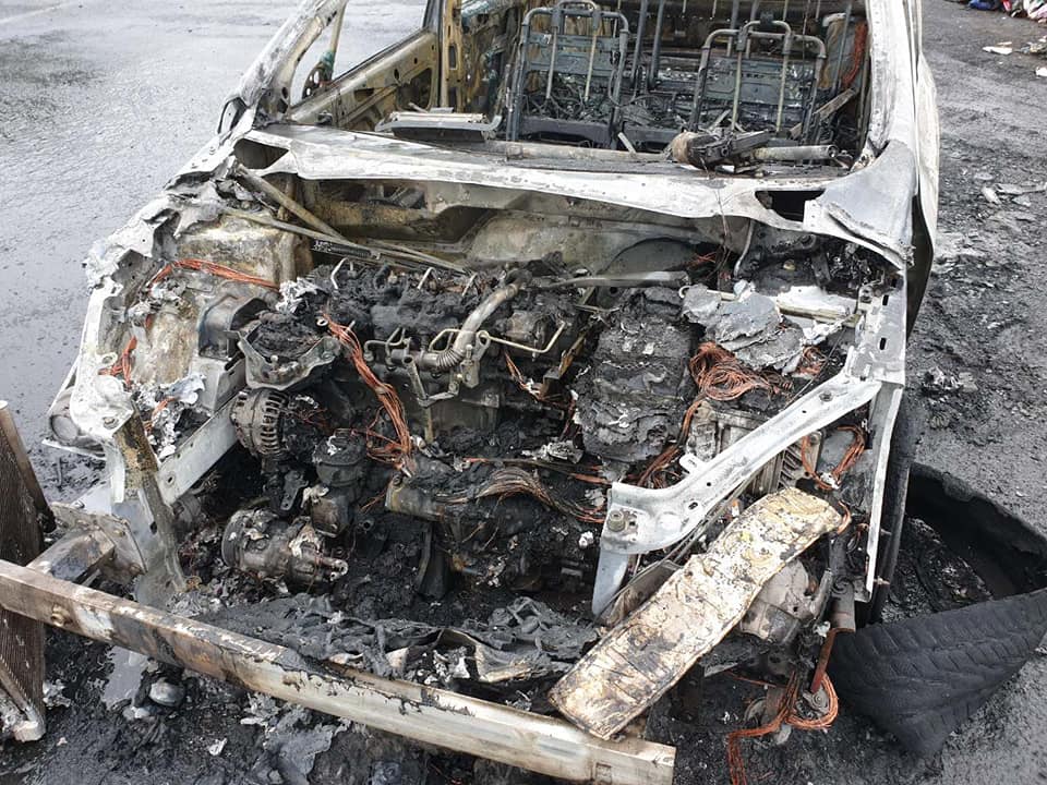 Požar auta DVD Goričan