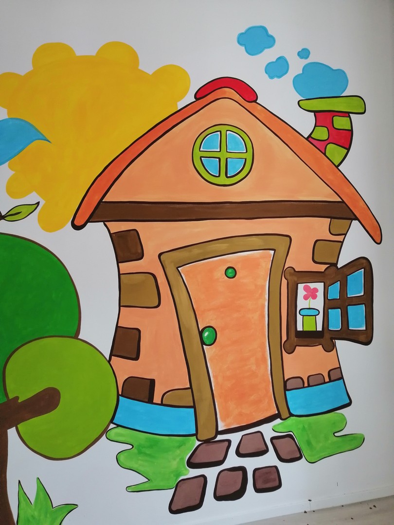 Pismoslikari Gospodarske škole Čakovec oslikavaju zidove Obiteljskog centra