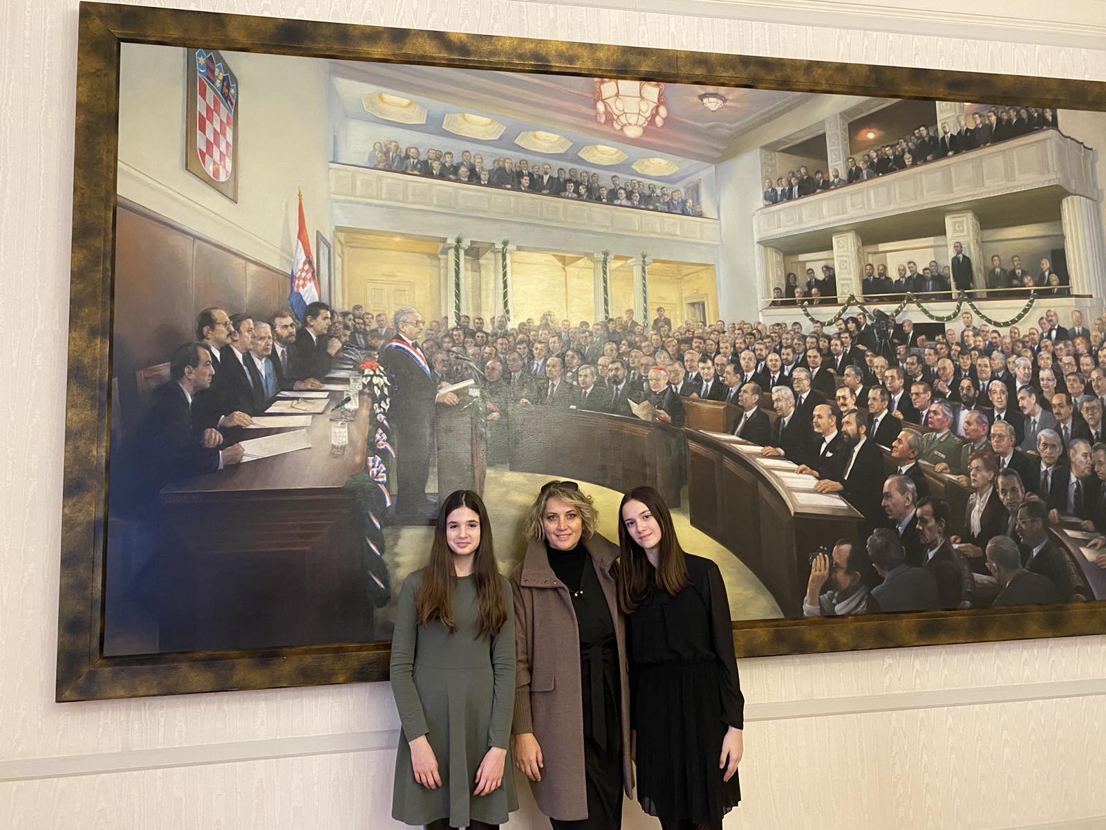 DJEČJE FORUMAŠICE Nola Grošević i Marta Lisjak u Hrvatskom saboru održale govor o mentalnom zdravlju