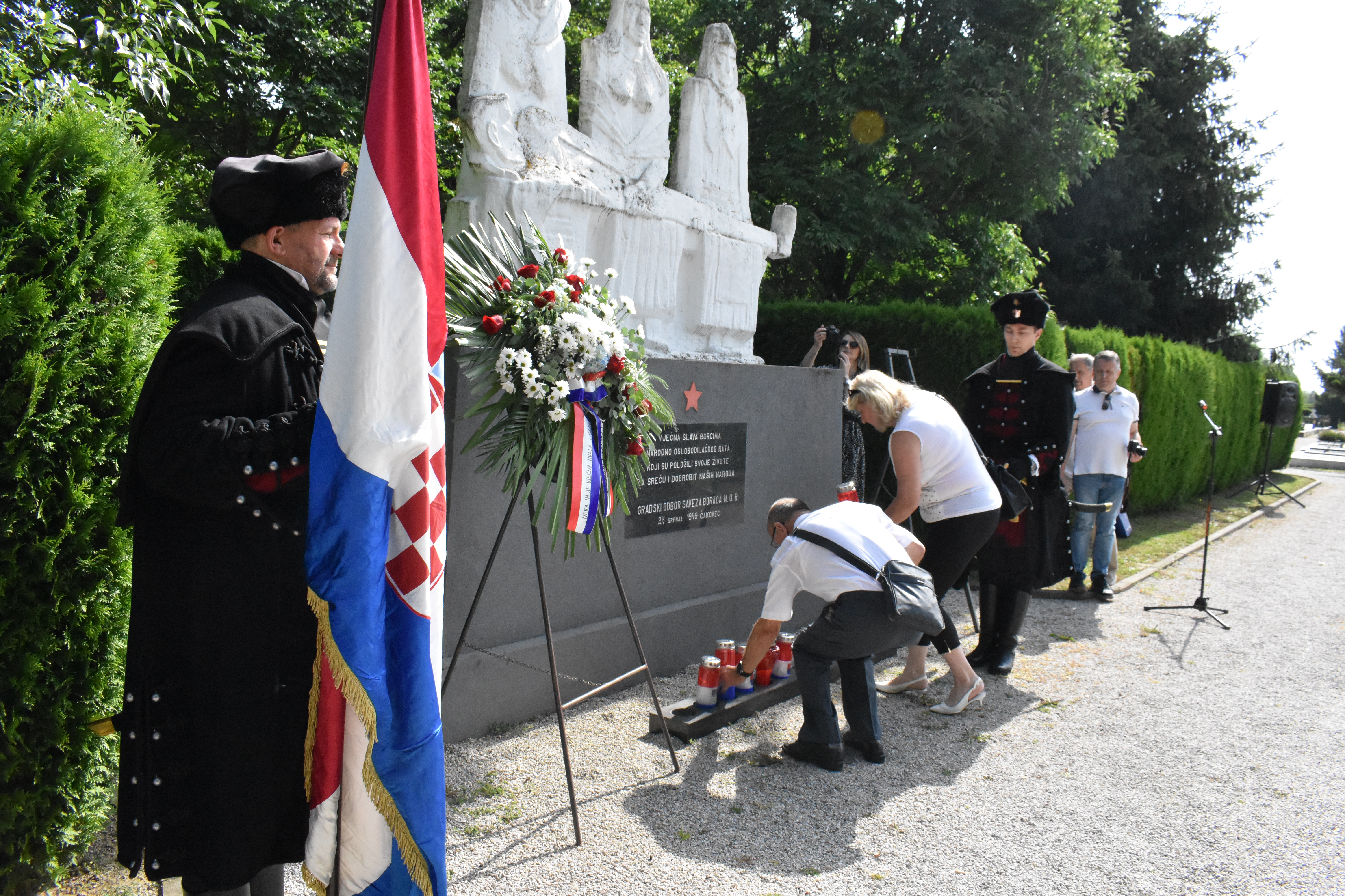 POLOŽILI VIJENCE Obilježen Dan antifašističke borbe u Čakovcu