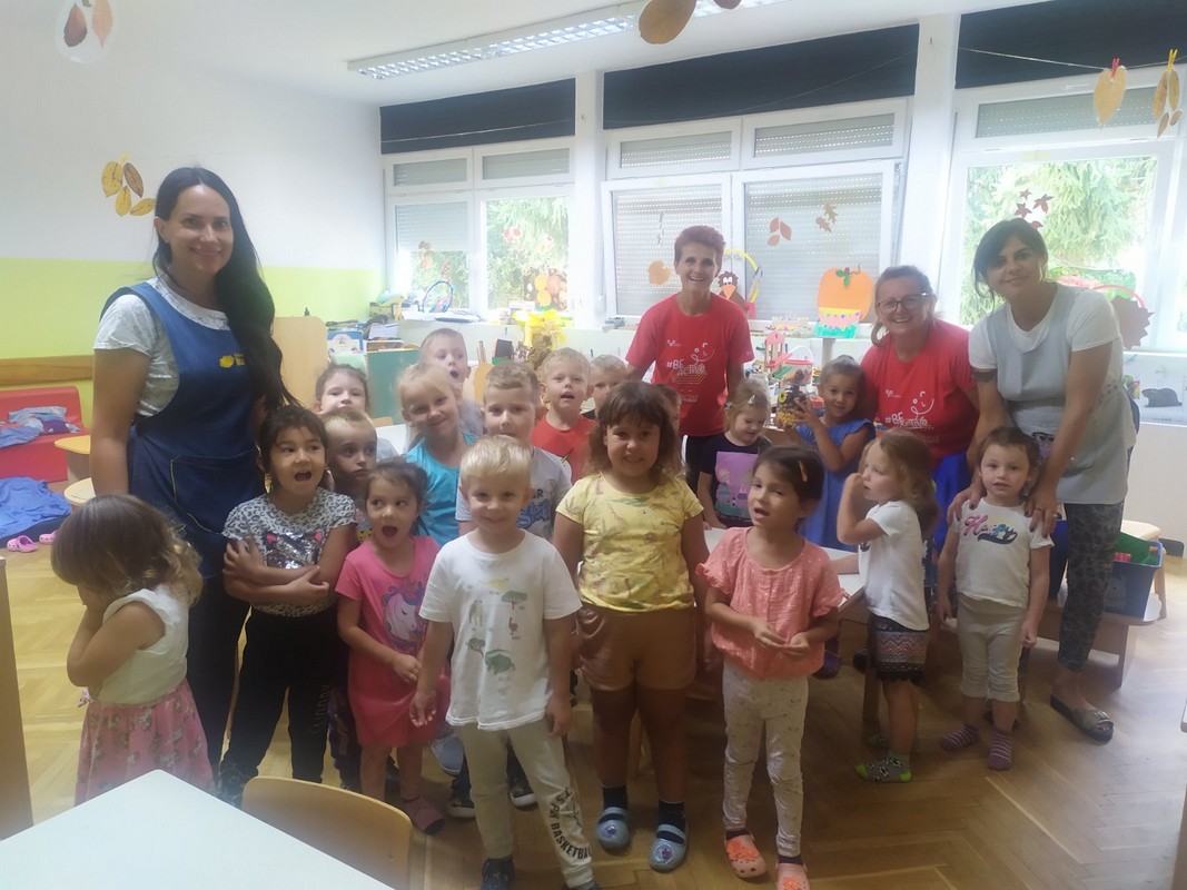 SPORT I DRUŽENJE Mališani iz vrtića ‘Maslačak’ uključili su se u obilježavanje Europskog tjedna sporta