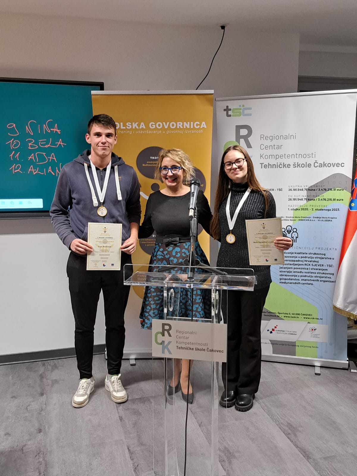 Školska govornica u Tehničkoj školi Čakovec