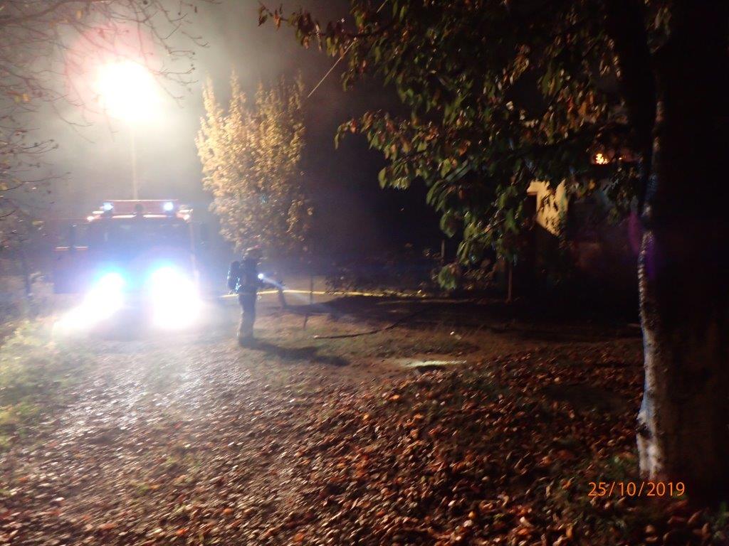 Požar na vikendici u Lopatincu