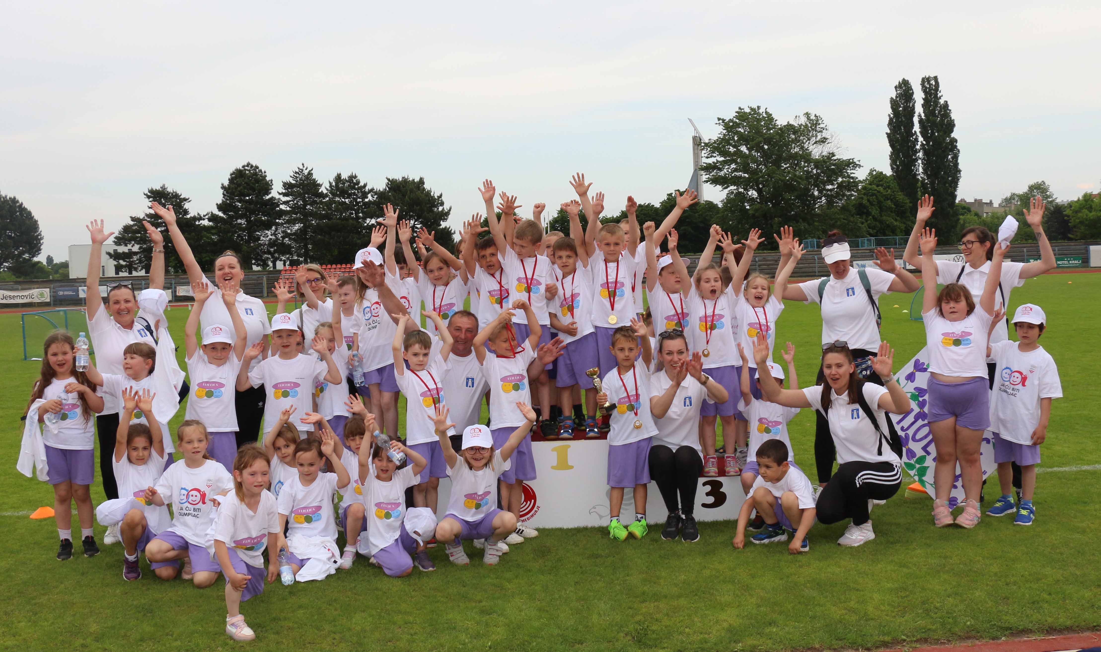 ONI SU NAJBOLJI U Čakovcu održan Olimpijski festival dječjih vrtića Međimurske županije