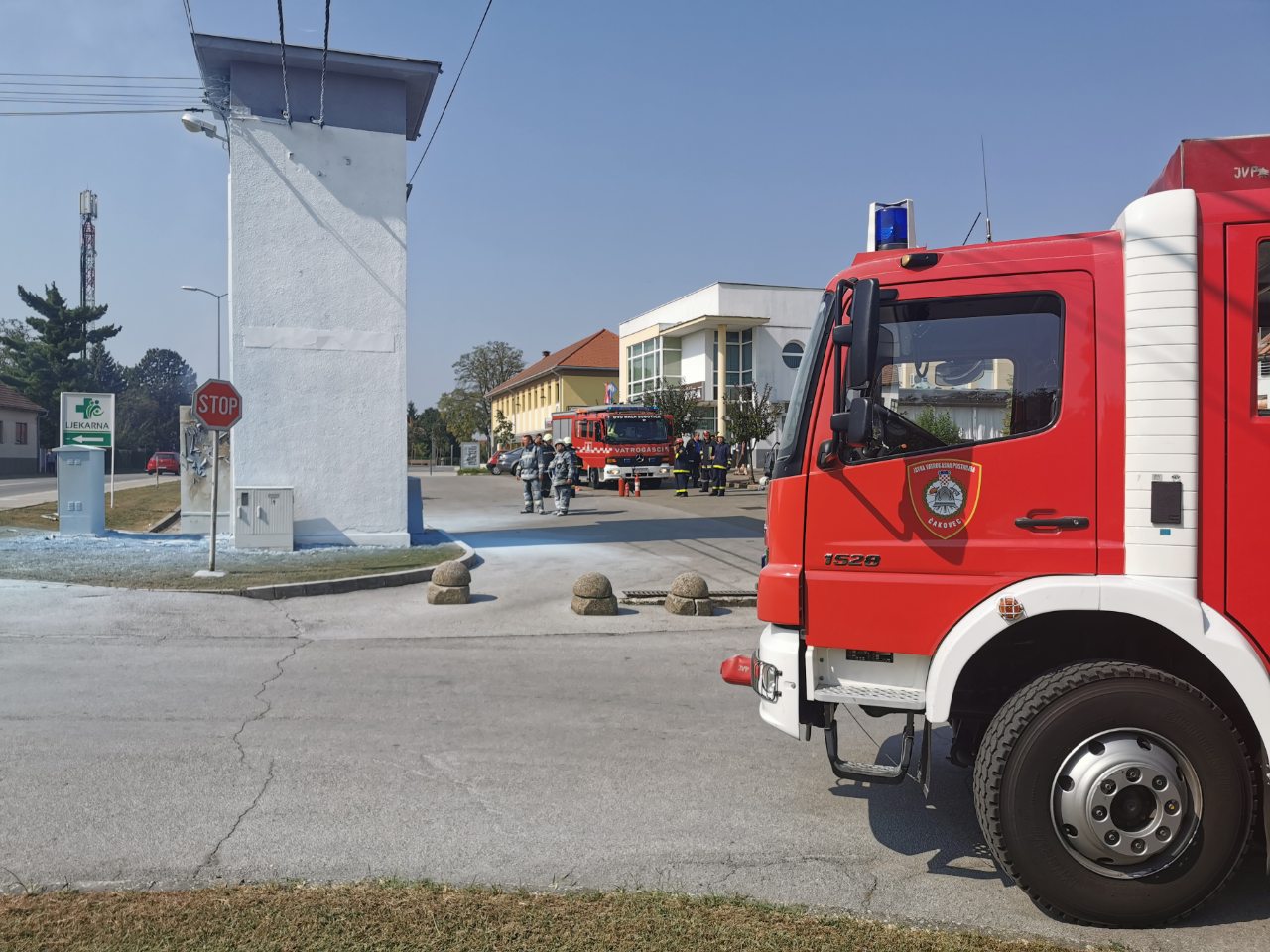 Požar trafostanice u Maloj Subotici