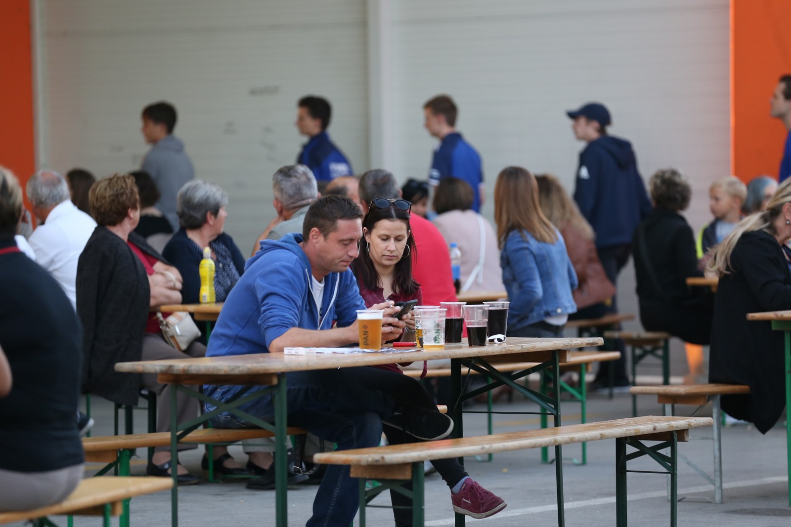 Odlična atmosfera: Klapa Kampanel zabavlja Kotoripčane i njihove goste