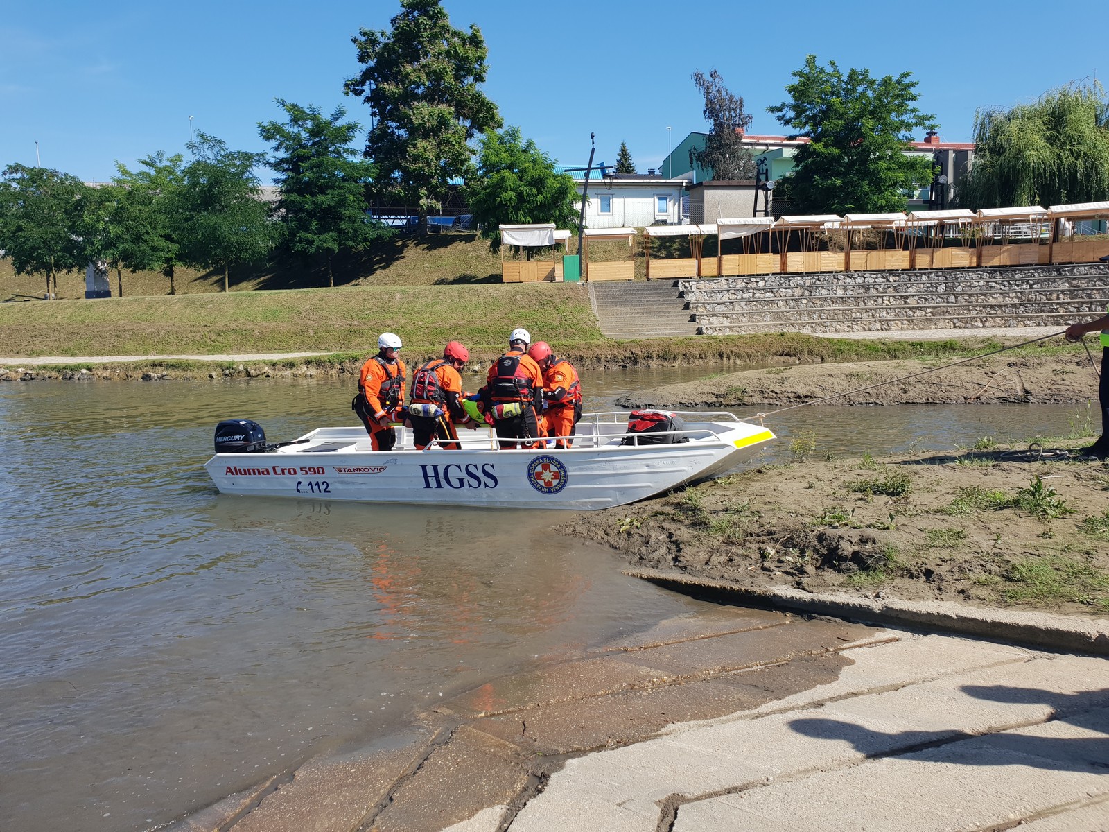 Vježba u Murskom Središću ‘Poplava 2019.’