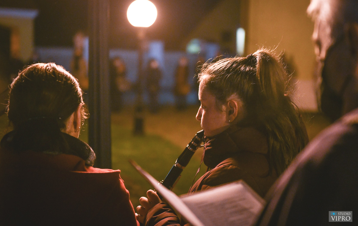 Prva svijeća, svijeća nade, upaljena na adventskom vijencu u Prelogu