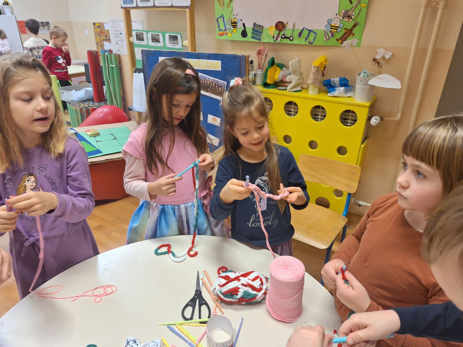 Radionica heklanja u Dječjem vrtiću Pčelica Ivanovec