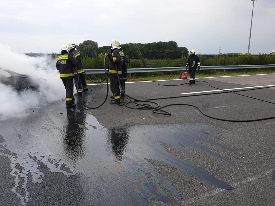Požar auta DVD Goričan