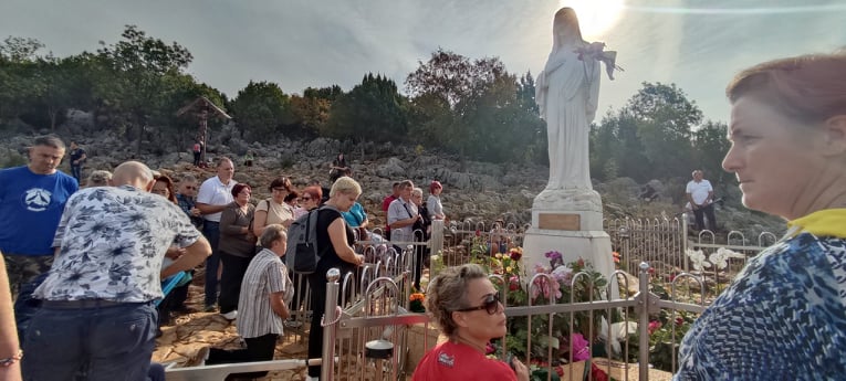 Udruga slijepih Međimurske županije na izletu u Međugorje