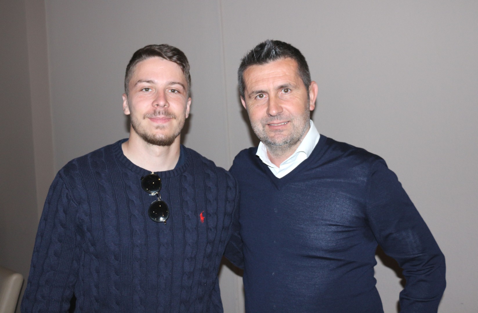 Nenad Bjelica rado je pozirao s međimurskim trenerima