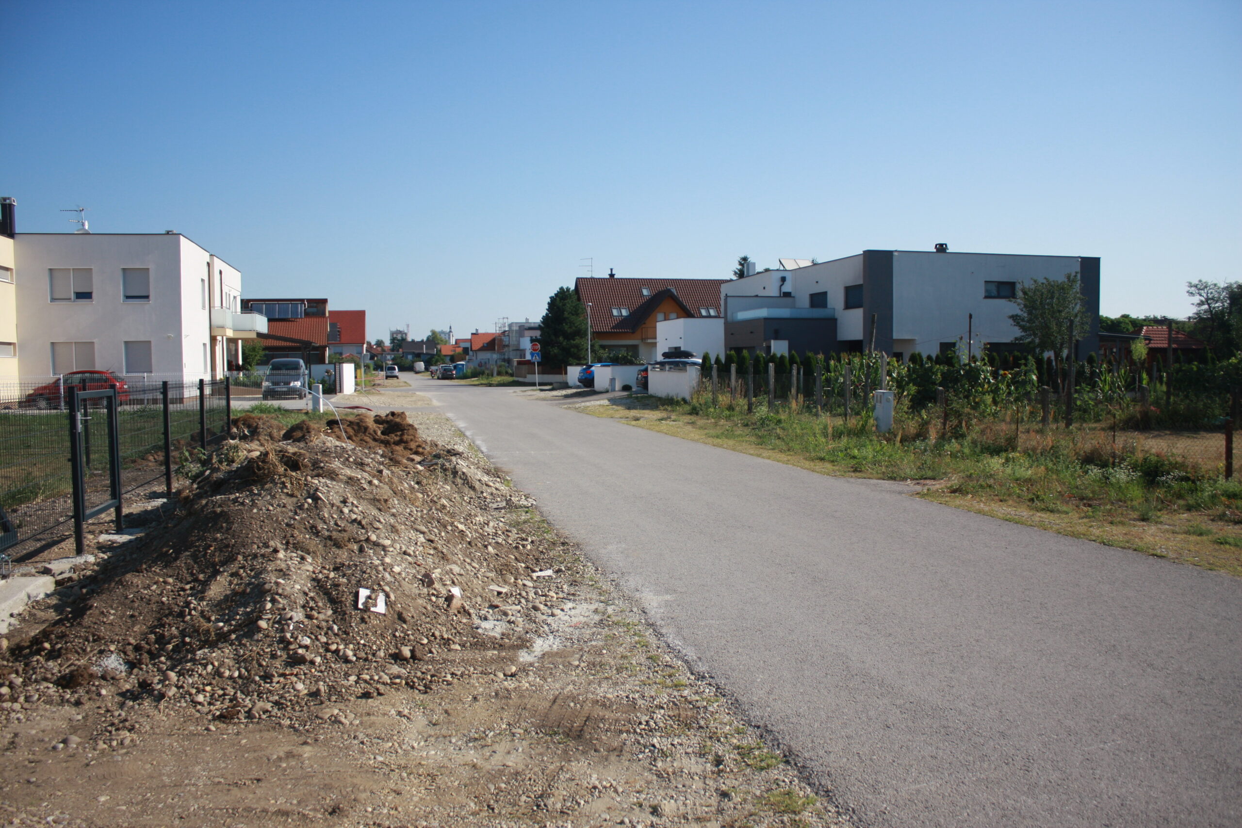 U Ulici međimurskih branitelja traje izgradnja javne rasvjete