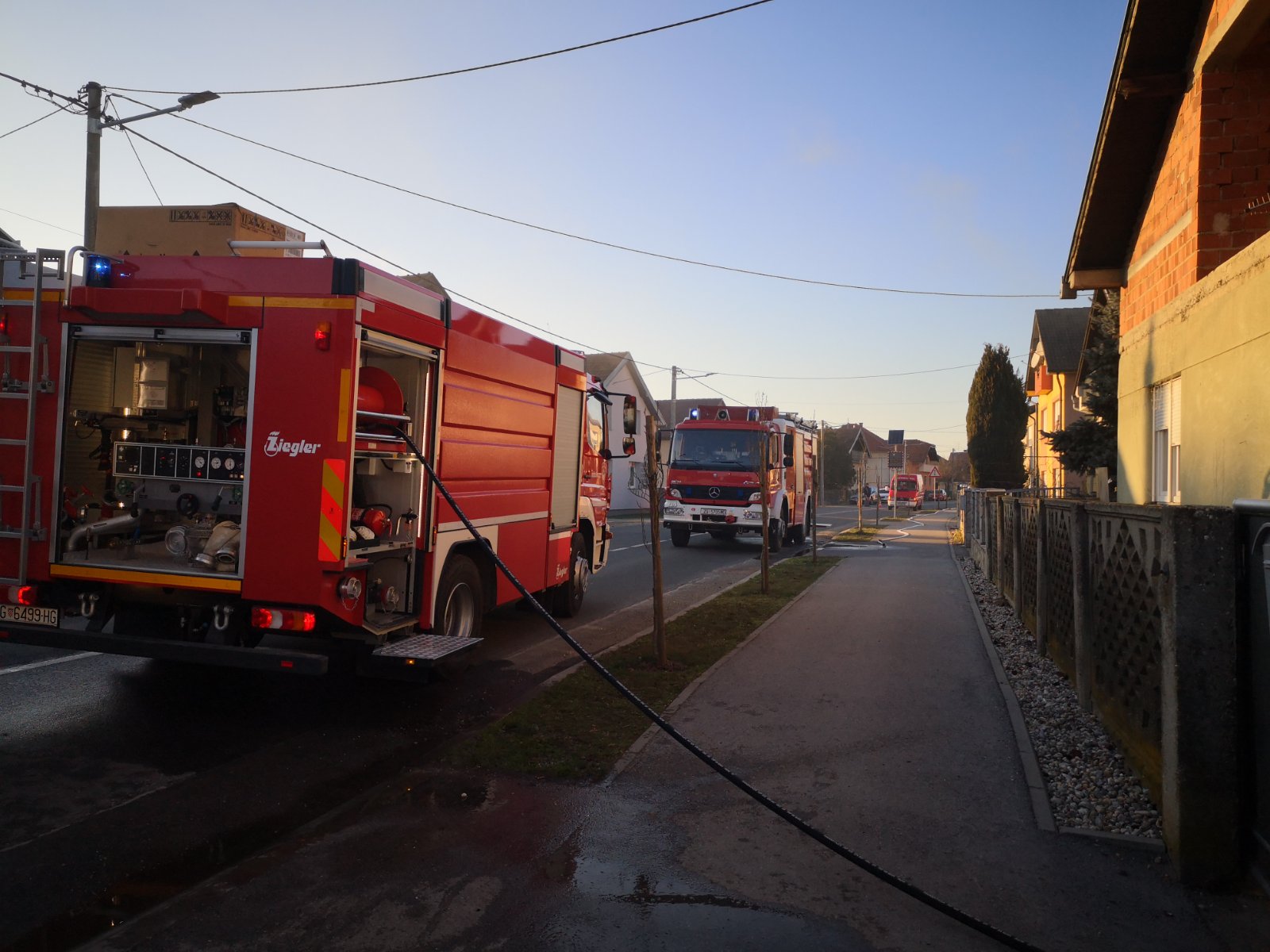 Požar na farmi u Hodošanu