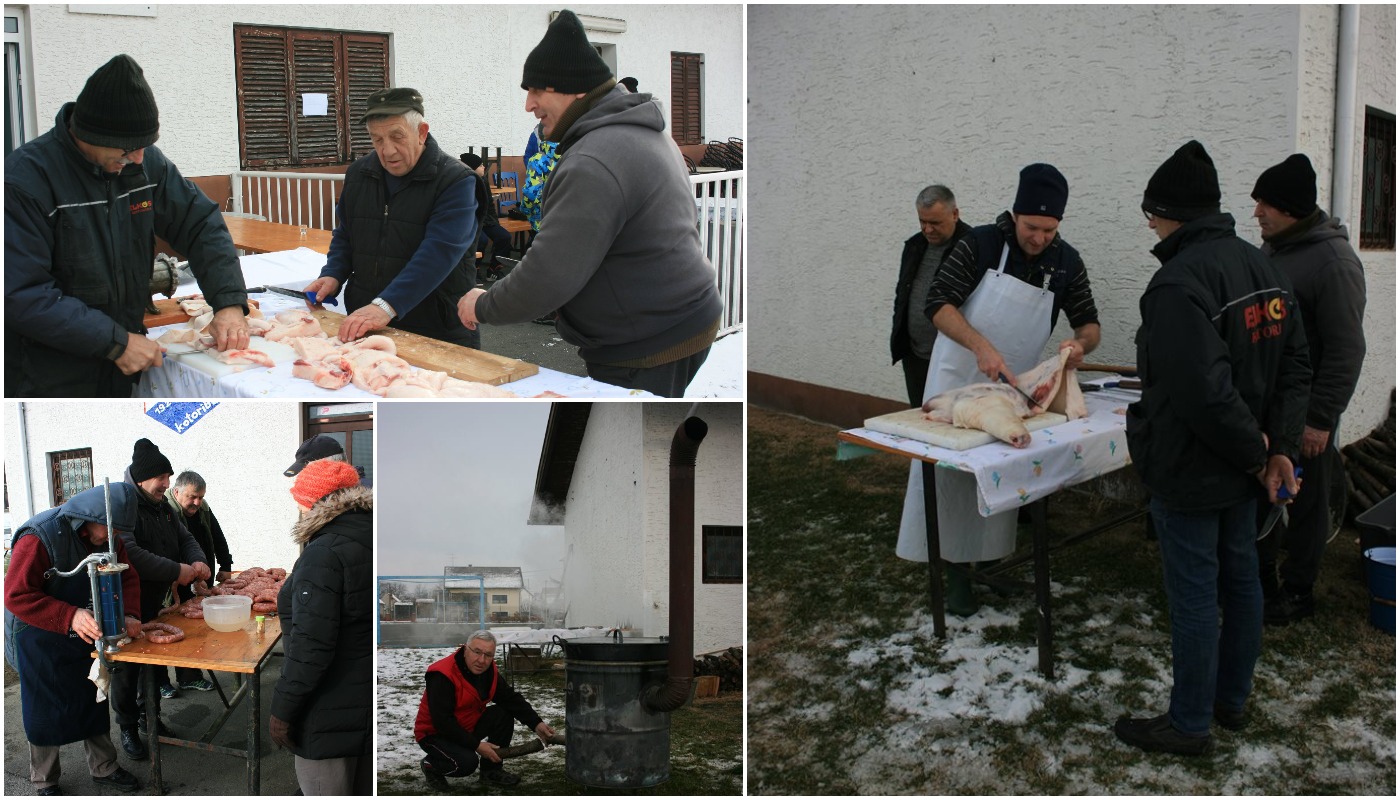 Tradicijsko kolinje okupilo brojne članove kotoripskog Graničara uoči početka priprema