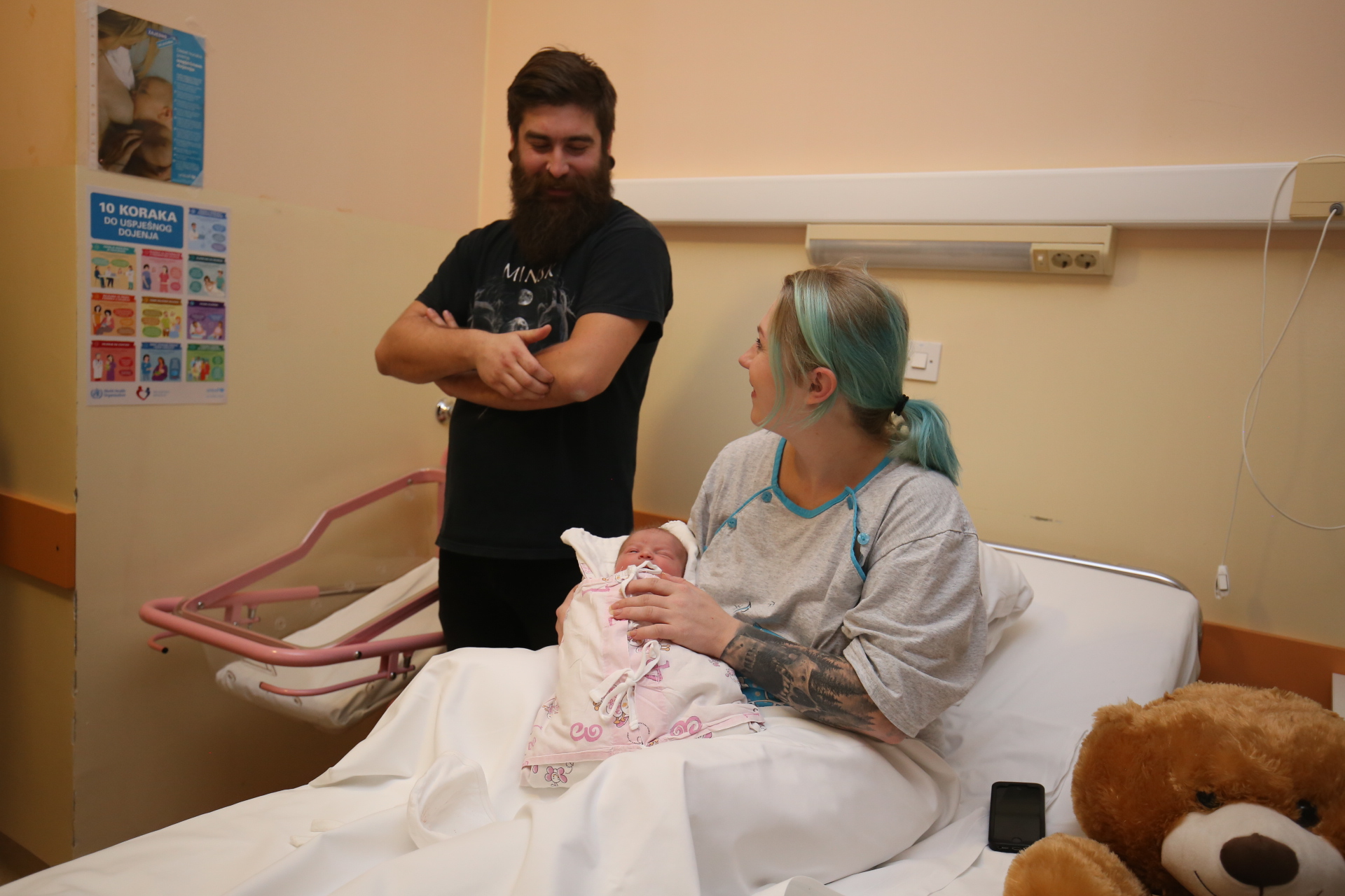 Mala Alisa prva beba u Međimurju u novoj godini