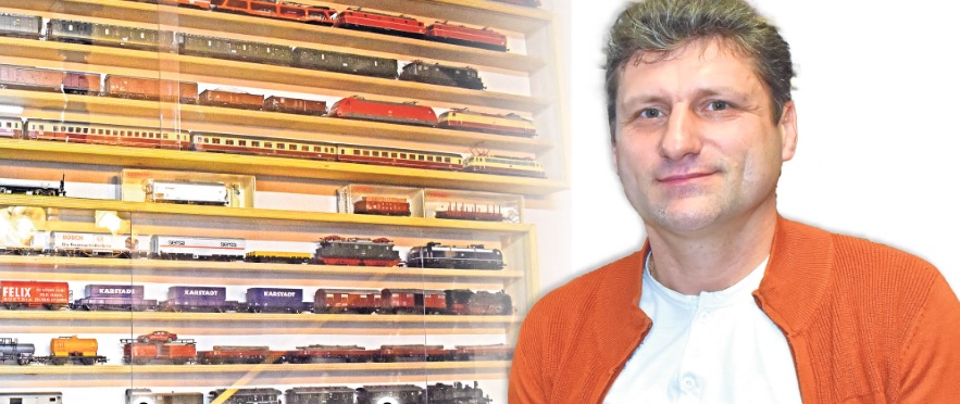 ČOVJEK KOJI VOLI VLAKOVE Josip Herman je strastveni kolekcionar i precizni majstor