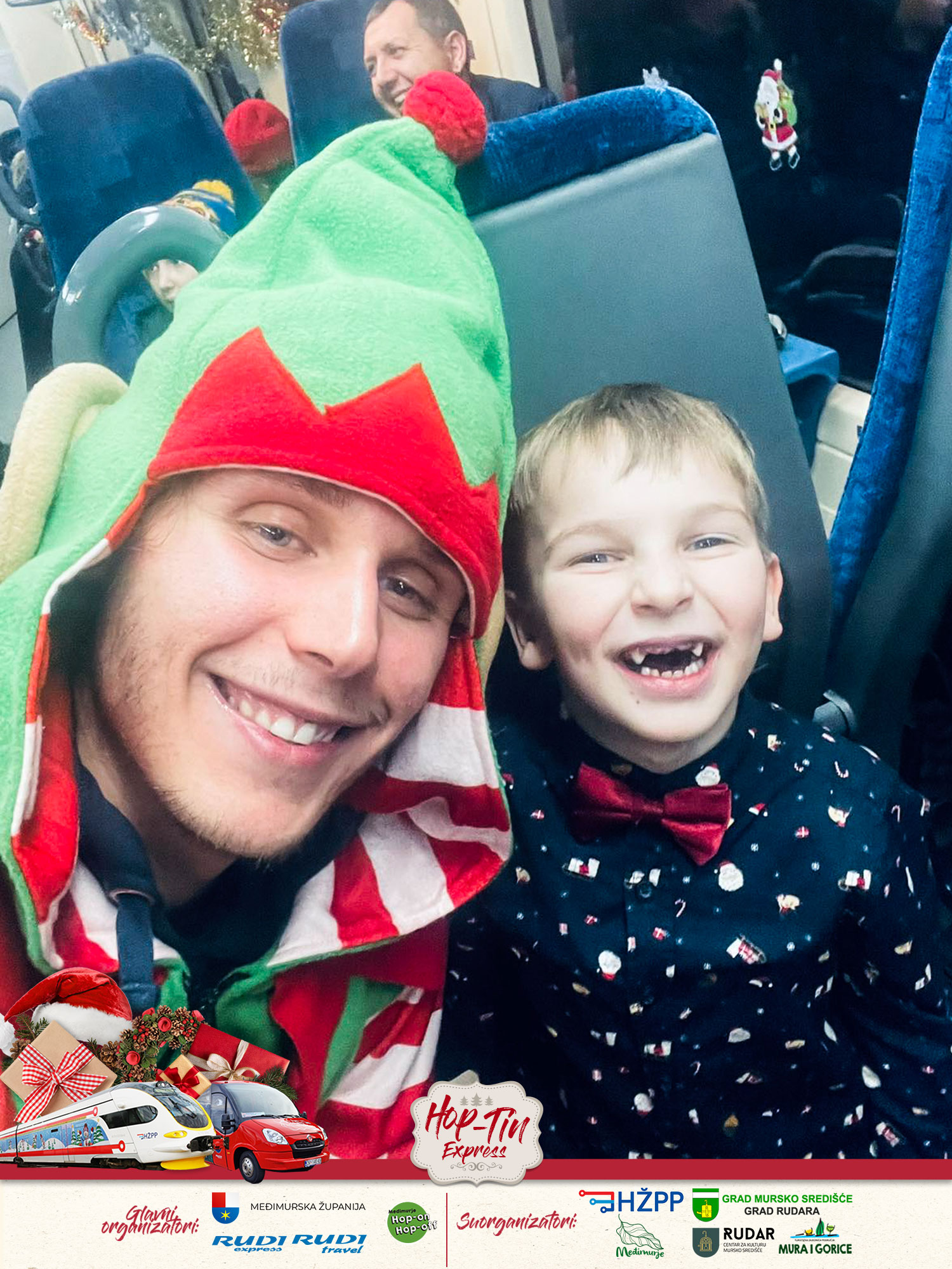 Izlet božićnim vlakom za mališane i pratnju