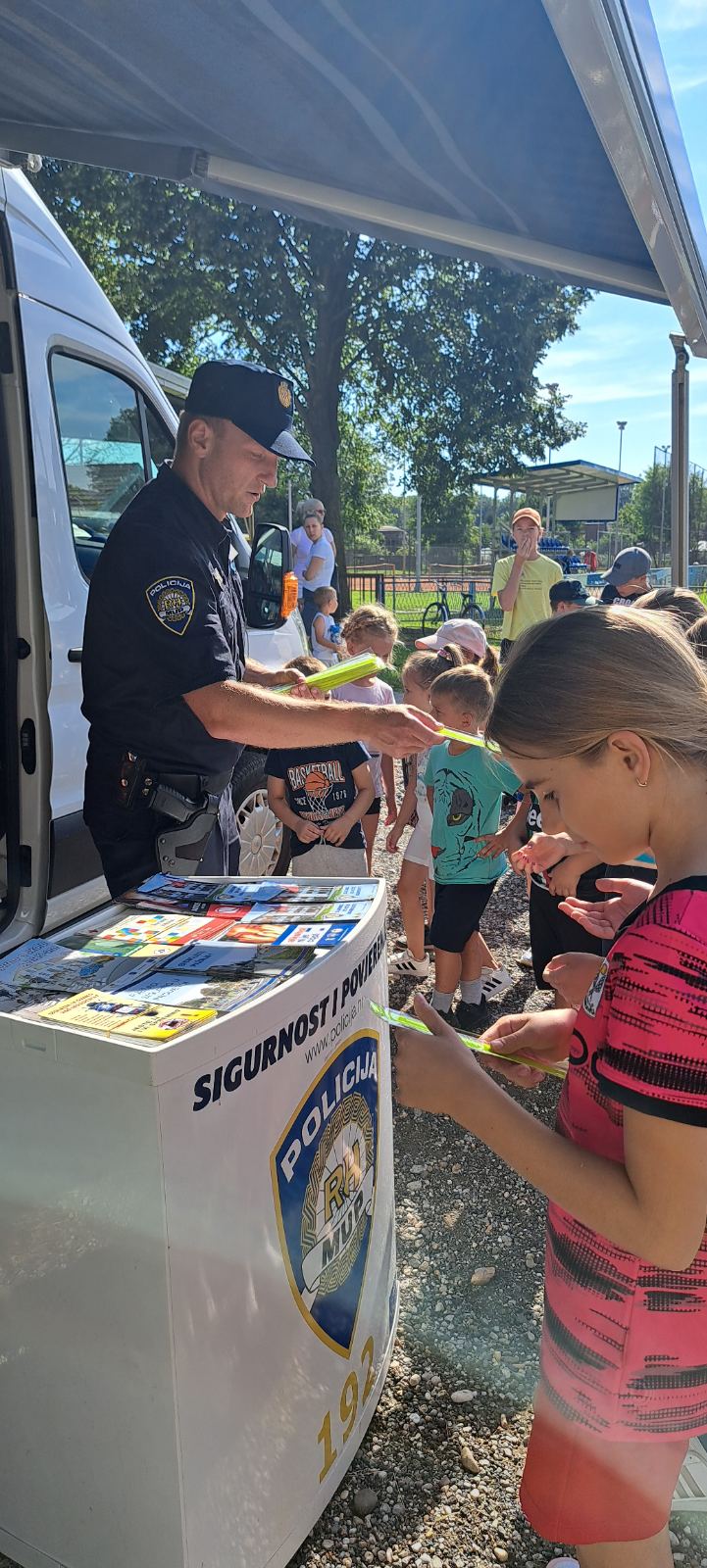 Policija na nogometnom kampu u Donjoj Dubravi