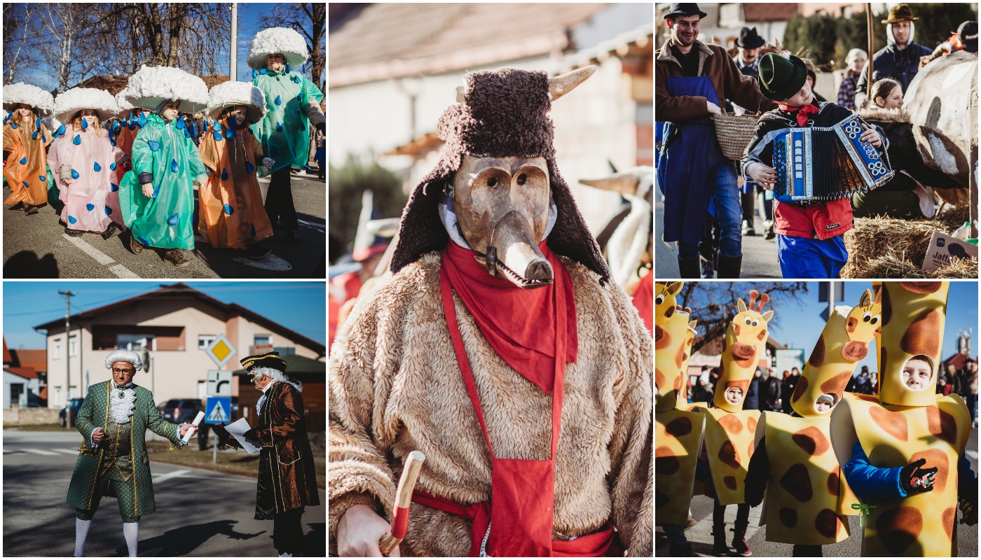 Mnoštvo maski na tradicionalnom Nedelskom fašniku u Nedelišću