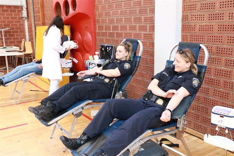 Darivanje krvi u Policijskoj upravi međimurskoj