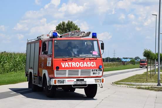 Vatrogasna vježba u tvrtki Kerbek u Donjem Kraljevcu