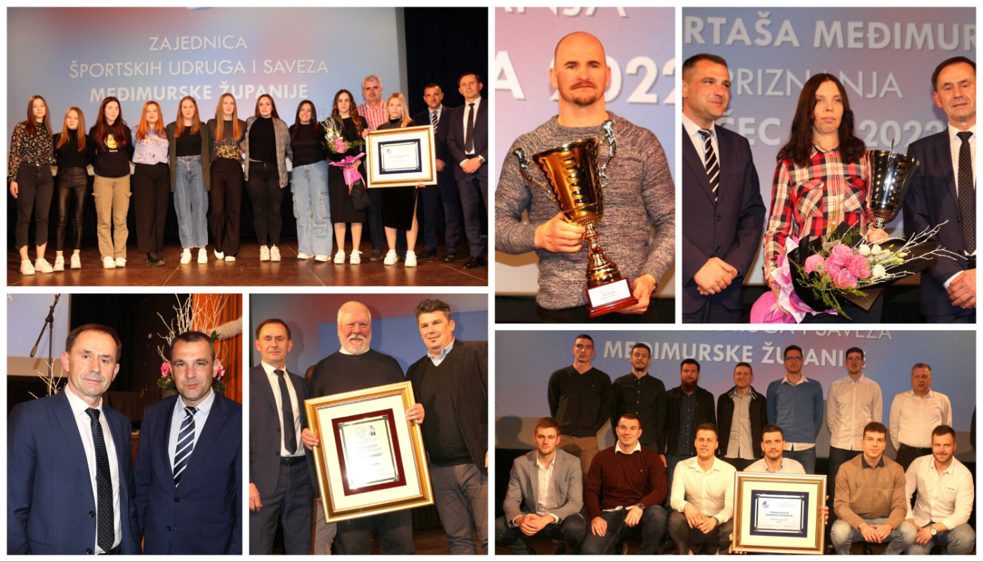 Dodjela nagrada najsportašima Međimurja u Prelogu