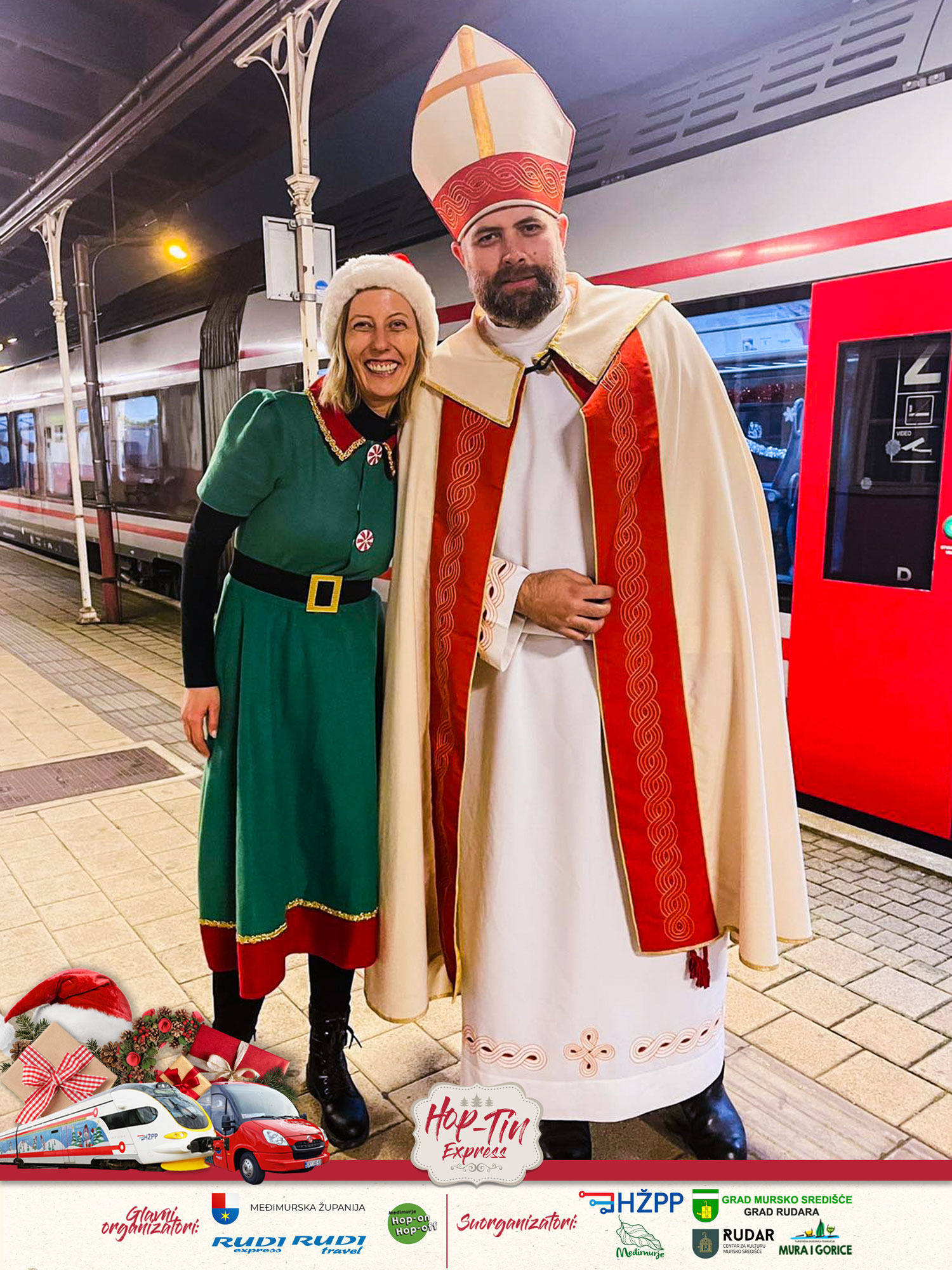 Izlet božićnim vlakom za mališane i pratnju