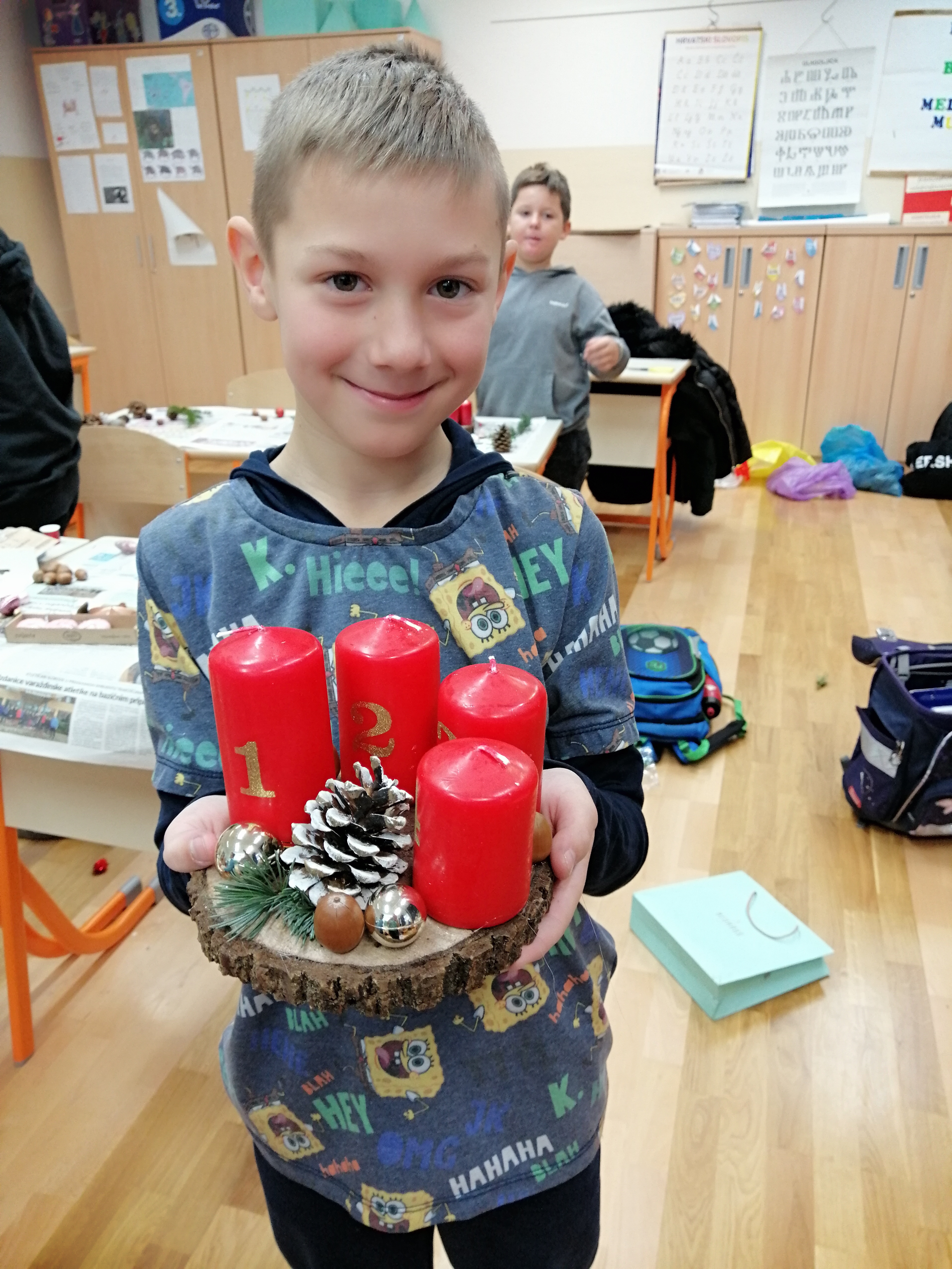 Radionica na temu Advent na stolu u III. OŠ Čakovec