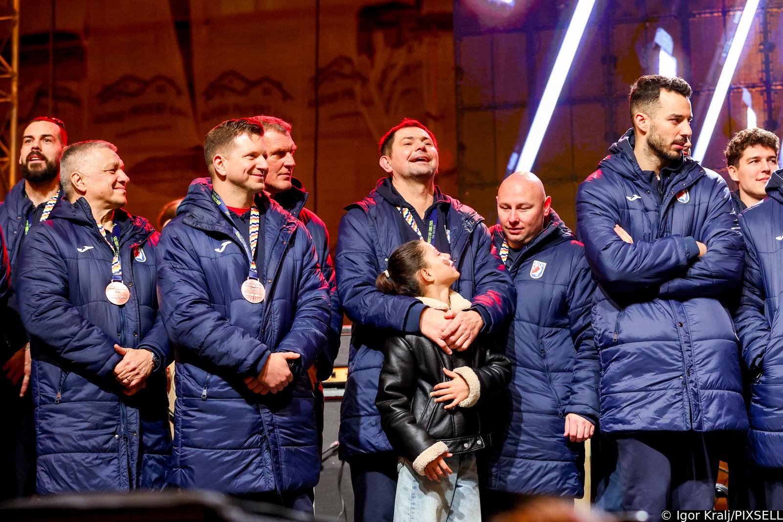 Zagreb: Svečani doček rukometnih reprezentativaca nakon osvojene bronce na Europskom prvenstvu