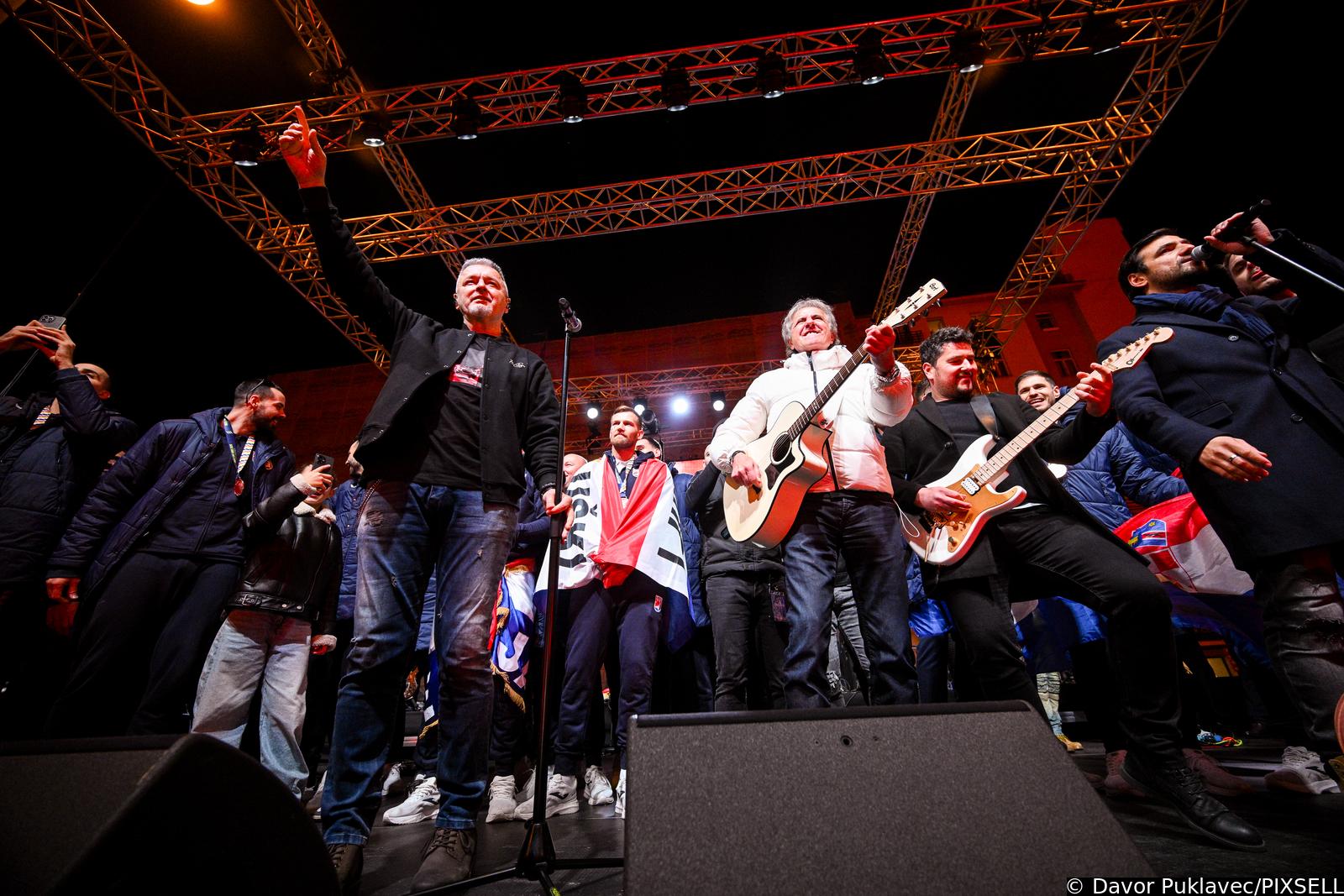 Zagreb: Svečani doček rukometnih reprezentativaca nakon osvojene bronce na Europskom prvenstvu