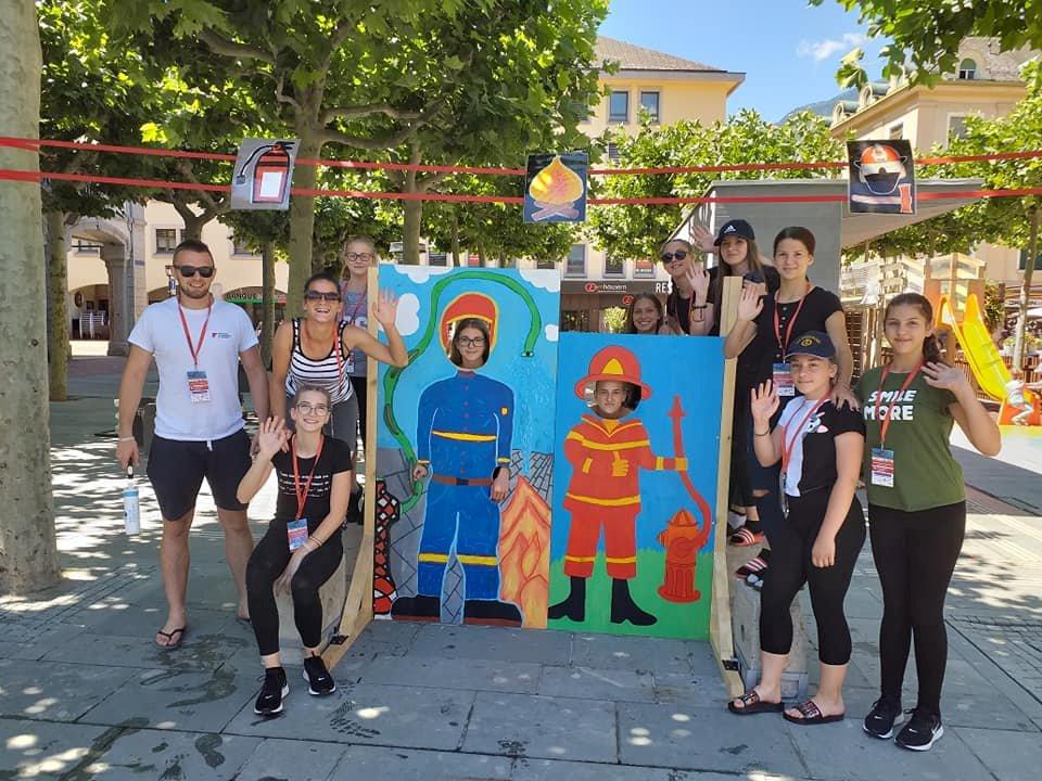 Natjecateljke DVD-a Šandorovec na vatrogasnoj olimpijadi u Švicarskoj